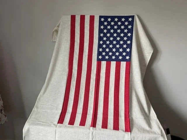American Flag Luxe Throw