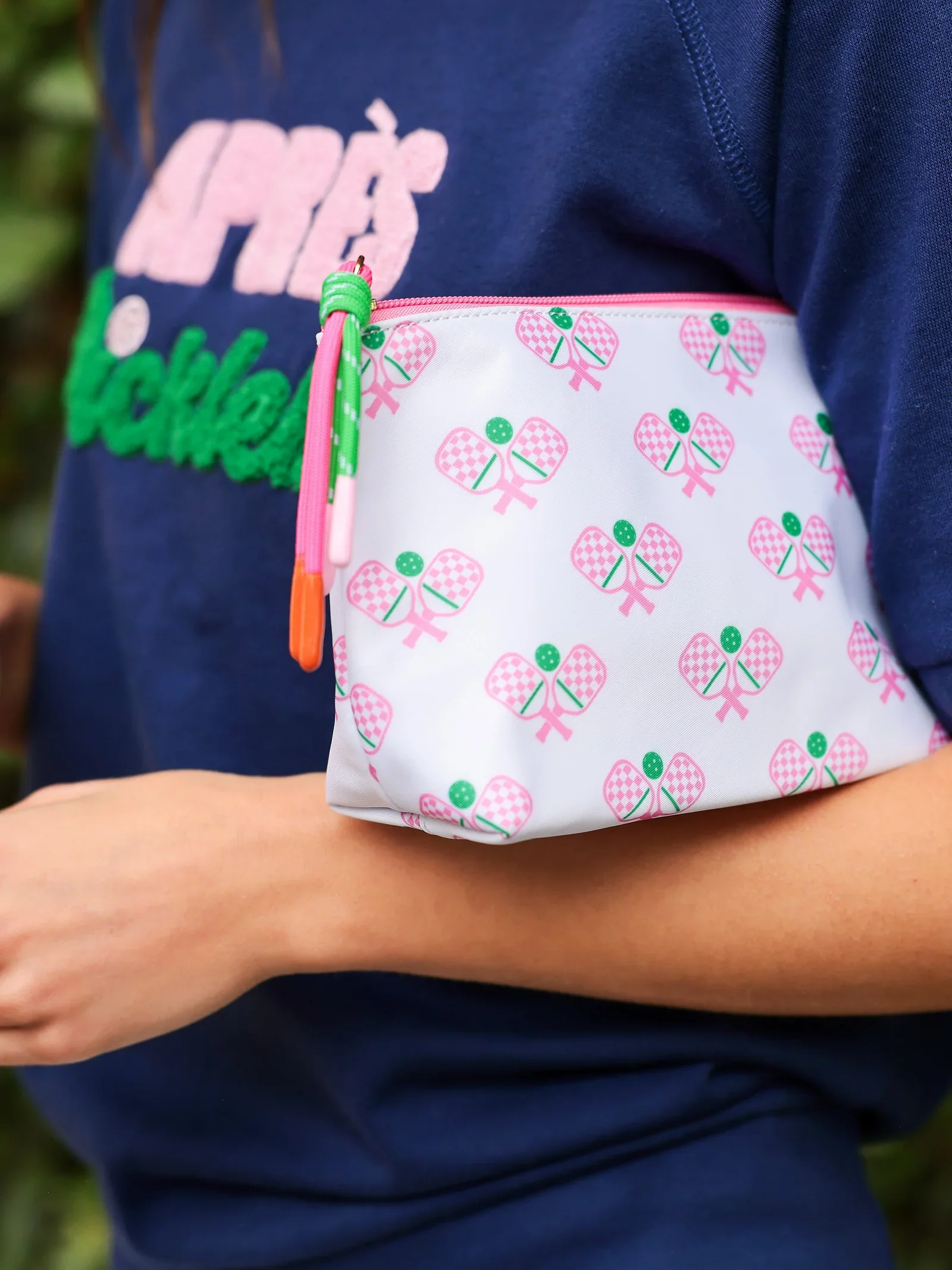 Shiraleah Paddles Medium Zip Pouch