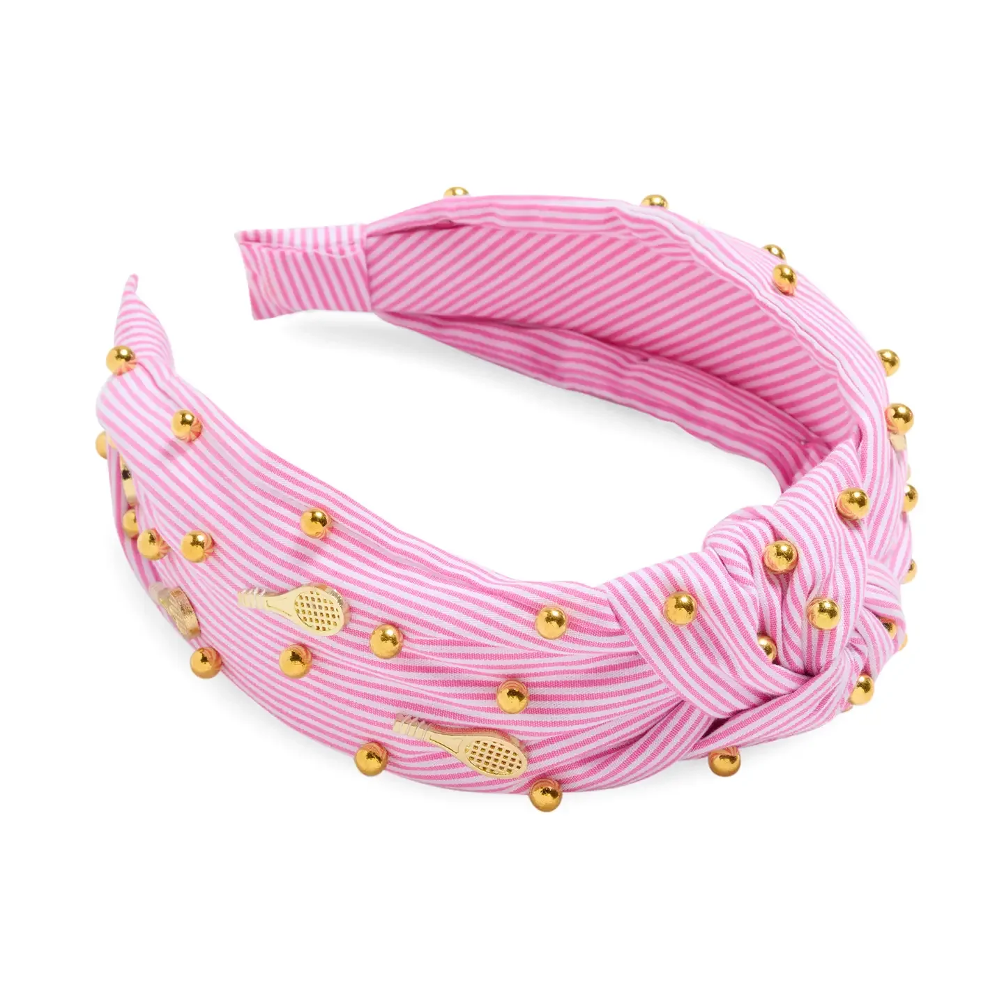Tennis Charms Headband, Pink