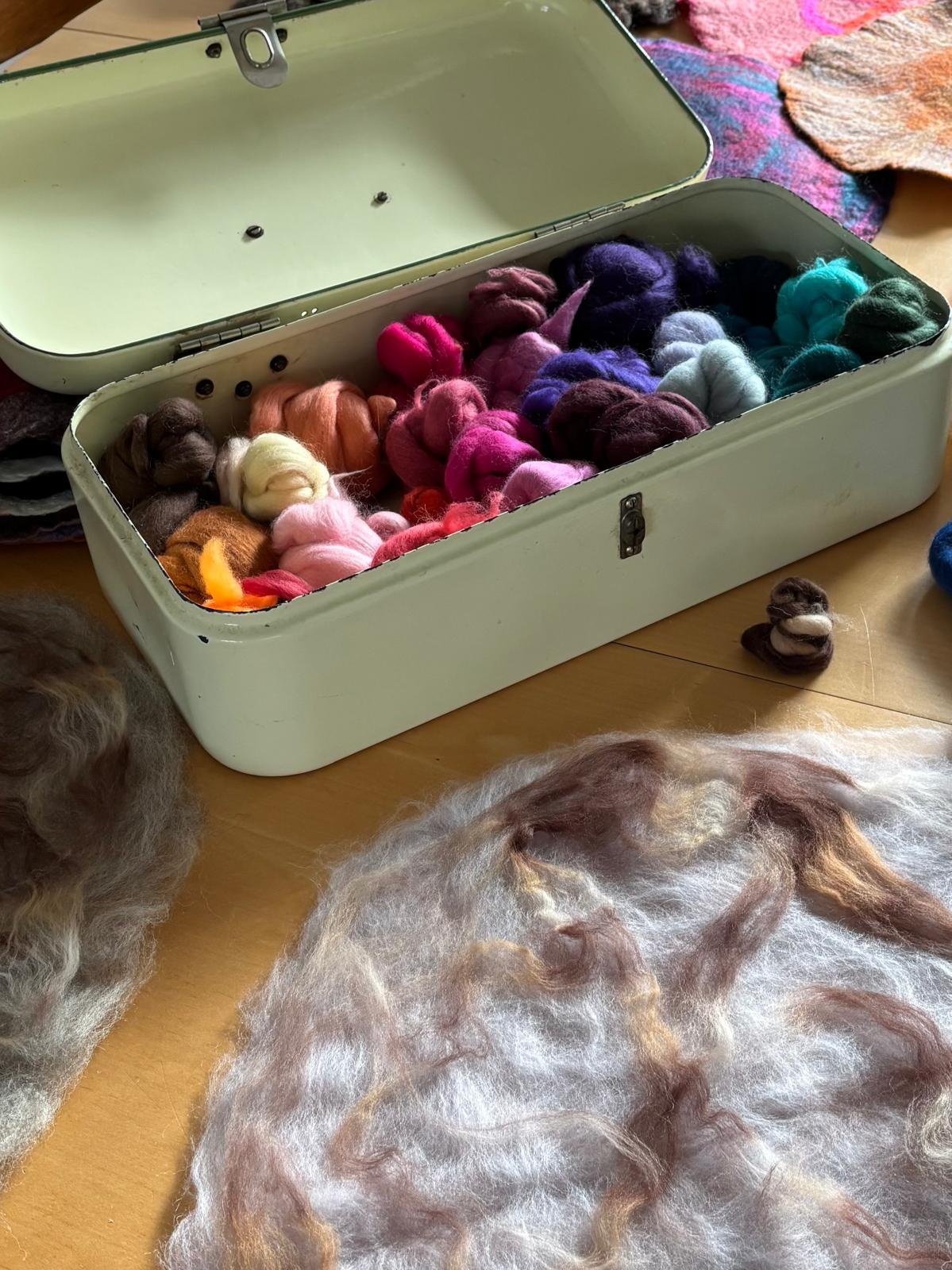 Workshop Vilten in het Volkshuis 1