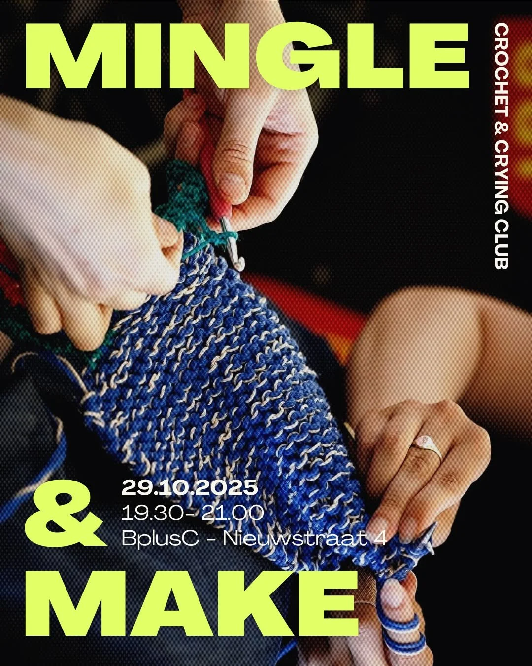 October is the month to quit smoking and start yarning! Looking for a new, healthy hobby? Join the club and make some friends along the way. 

The Crochet &amp; Crying Club meets every last Wednesday of the month in the library to crochet, knit, embr