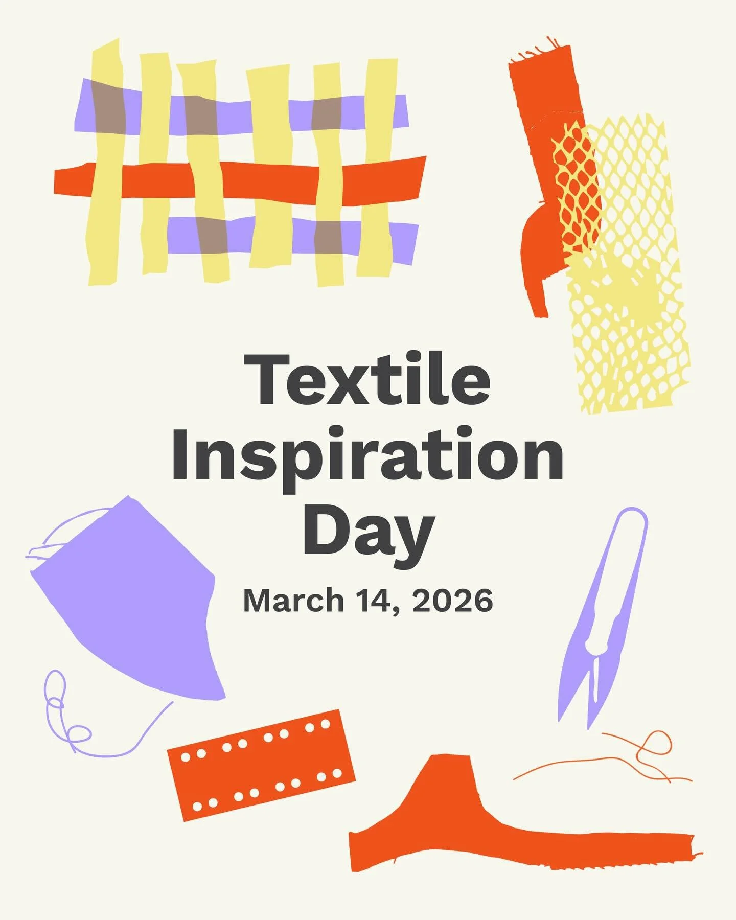 ✨ Textile Inspiration Day ✨ 
We proudly present Leiden&rsquo;s brand new textile festival! 

🗓️March 14, 2026
📍Museum de Lakenhal
📍Leiden Art Hub

On March 14 we celebrate our city&rsquo;s rich textile heritage with an awesome event. A day full of