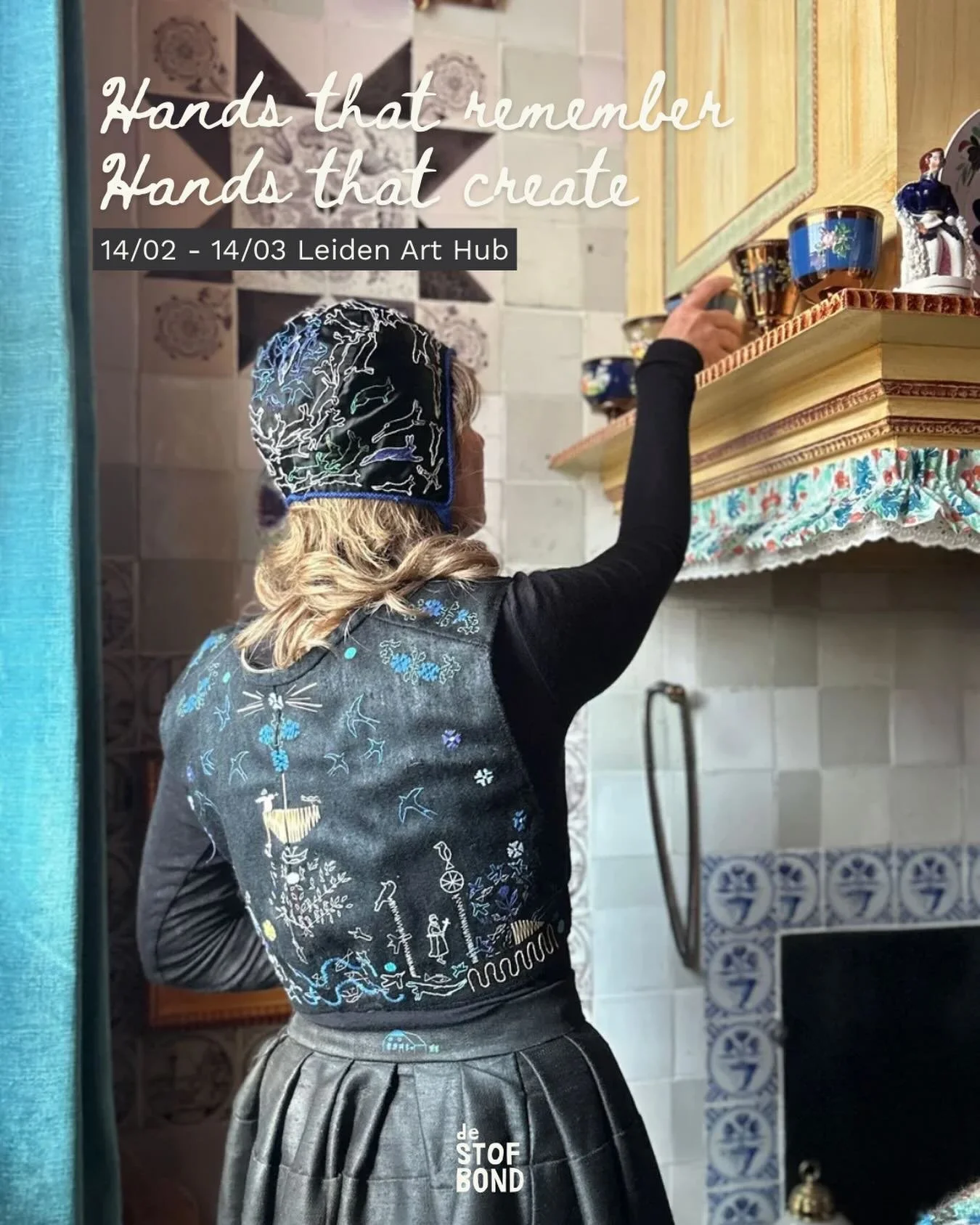 Our exhibition Hands that Remember Hands that Create opens this Saturday in Leiden Art Hub. High time to introduce you to the featured artists. 

Meet Daphne van den Berg (@daphne_vdberg )

Daphne van den Berg is a Dutch textile artist who works with