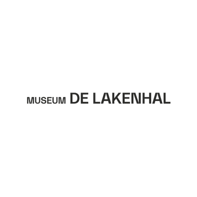 Logo of Museum De Lakenhal with a black square and white text.
