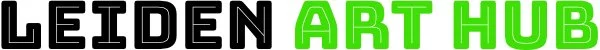 Leiden Art Hub logo with black and green text