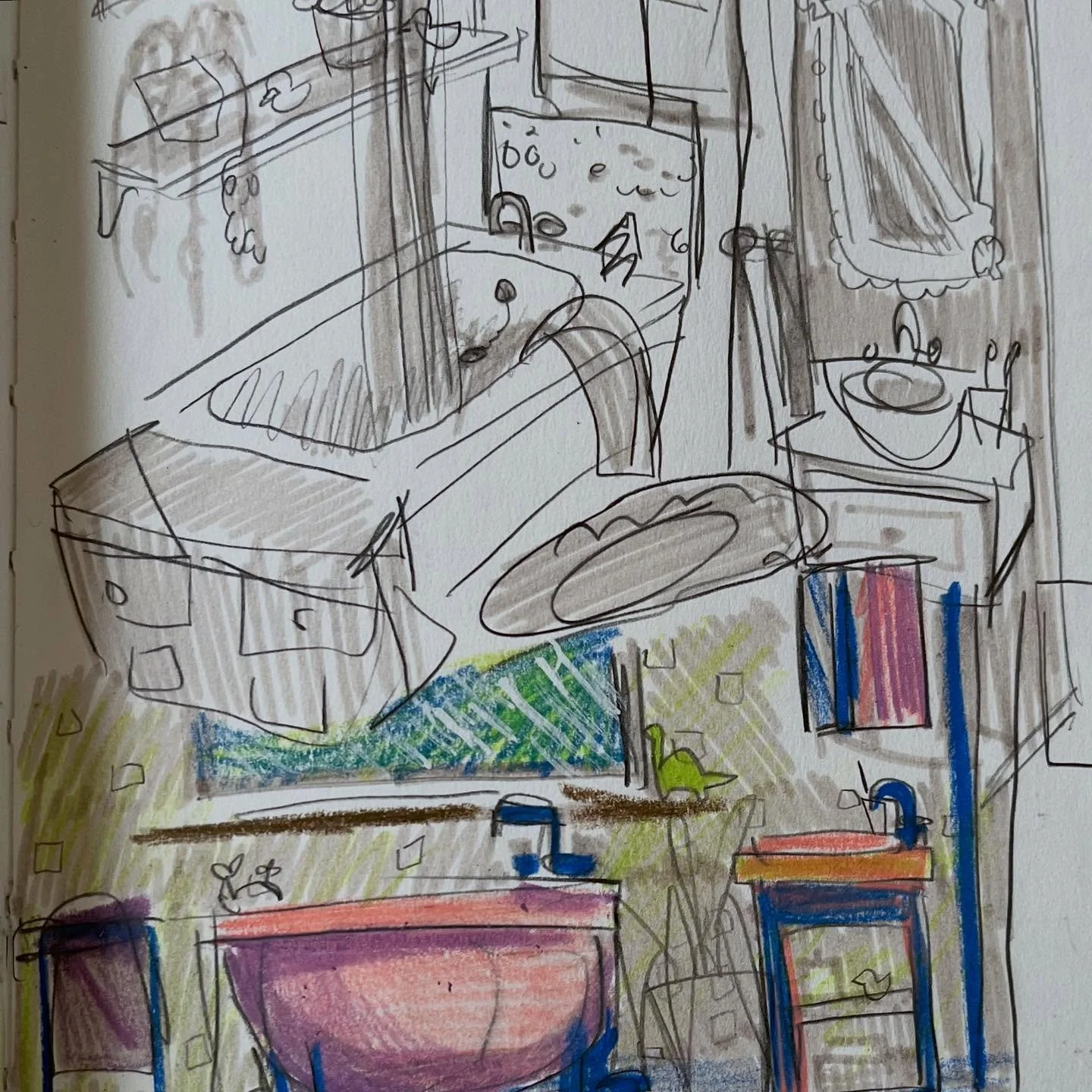Little environment that never made it into my cat book- its my favourite but it had to go!