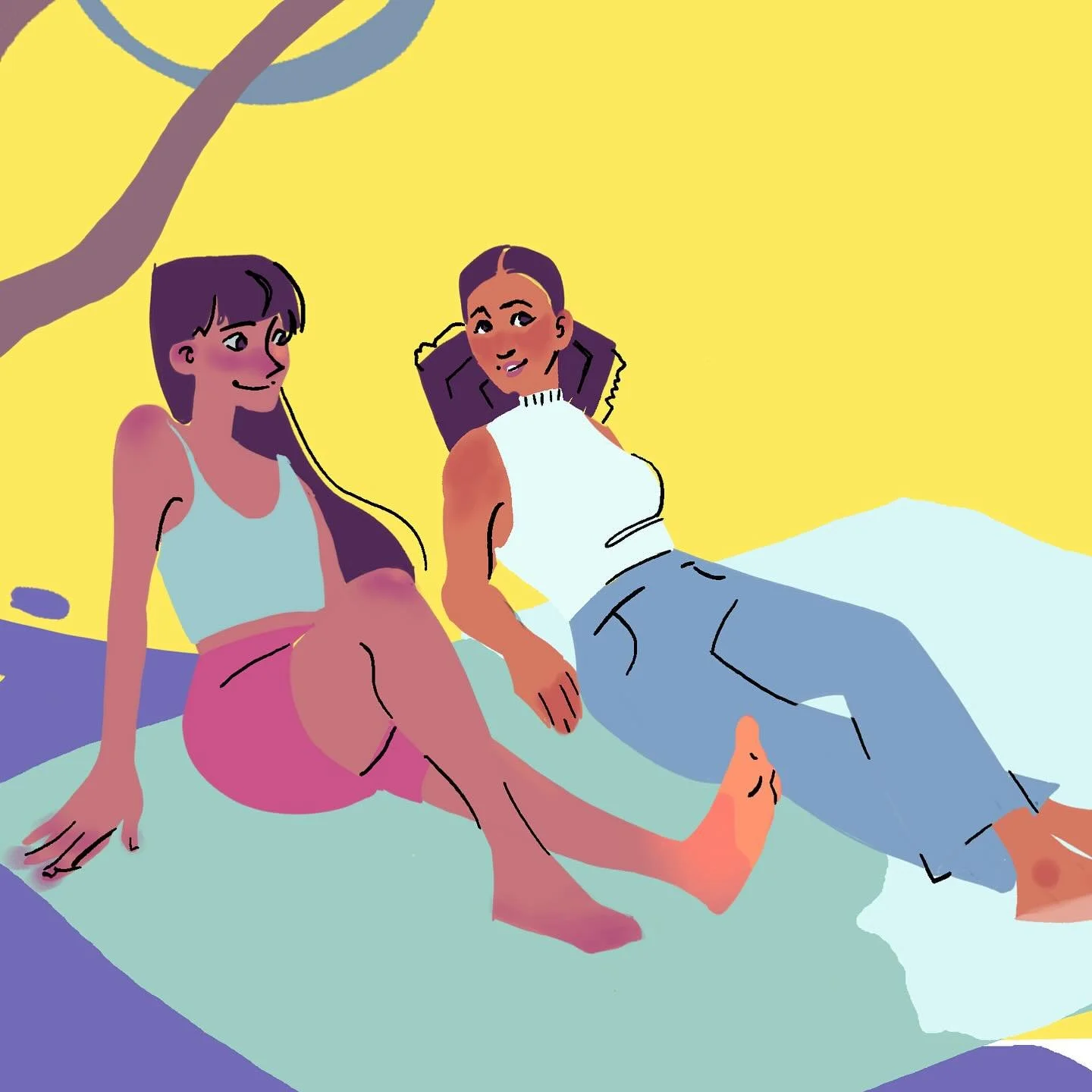 Illustration from last semester- I&rsquo;ve come a long way.