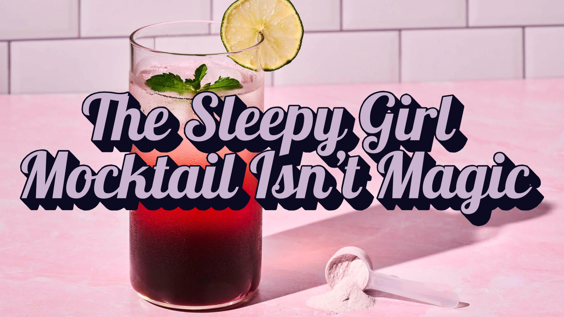 The Sleepy Girl Mocktail: What the Science Actually Says