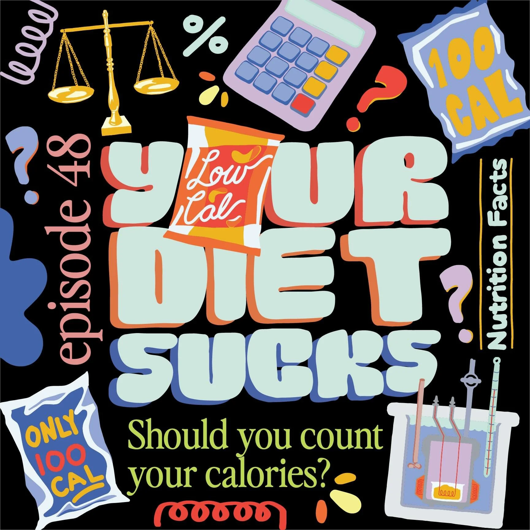 🚨 New episode alert 🚨 

We dig into the wild history and questionable science behind calorie counting. From a 1918 diet book that built modern diet culture, to why the FDA legally allows a 20 percent margin of error on the labels in your pantry, to