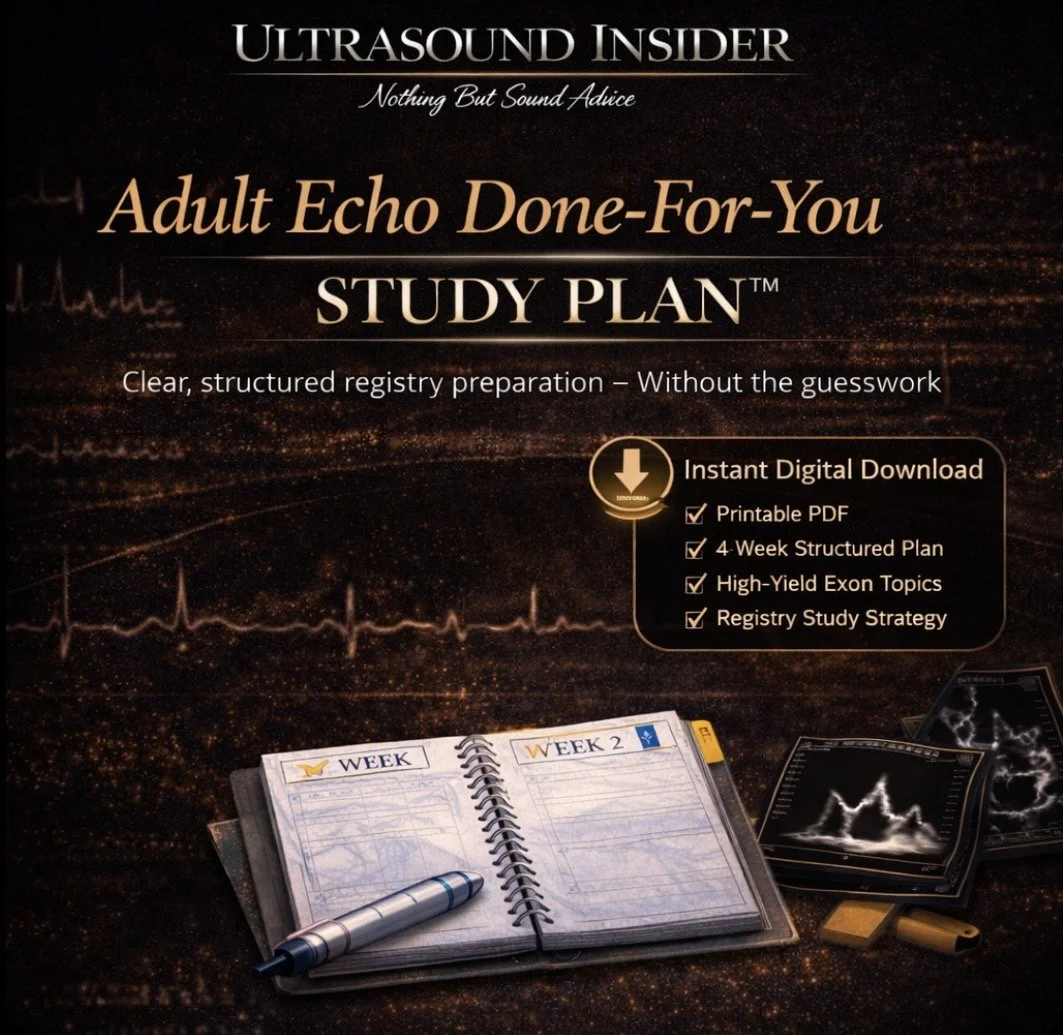 Adult Echo Done for You Study Plan