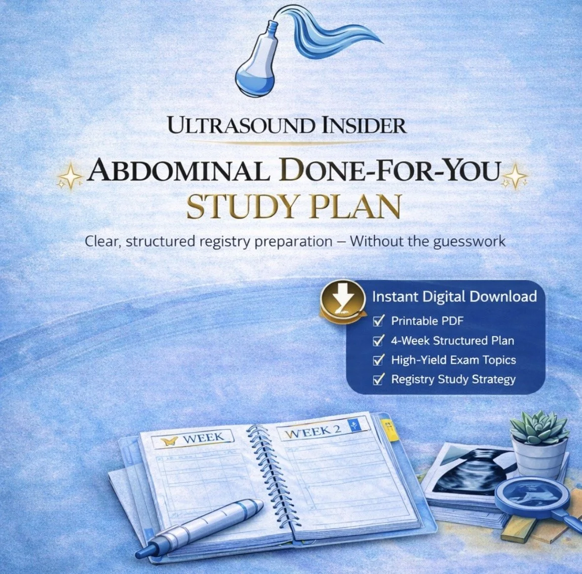 Abdomen Done for You Study Plan