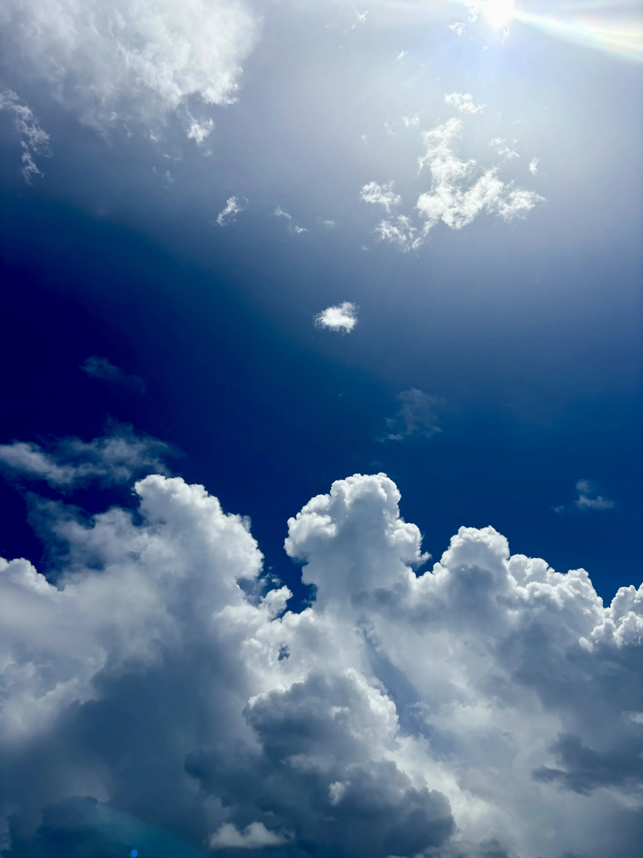 ...sunday sky blue skies...