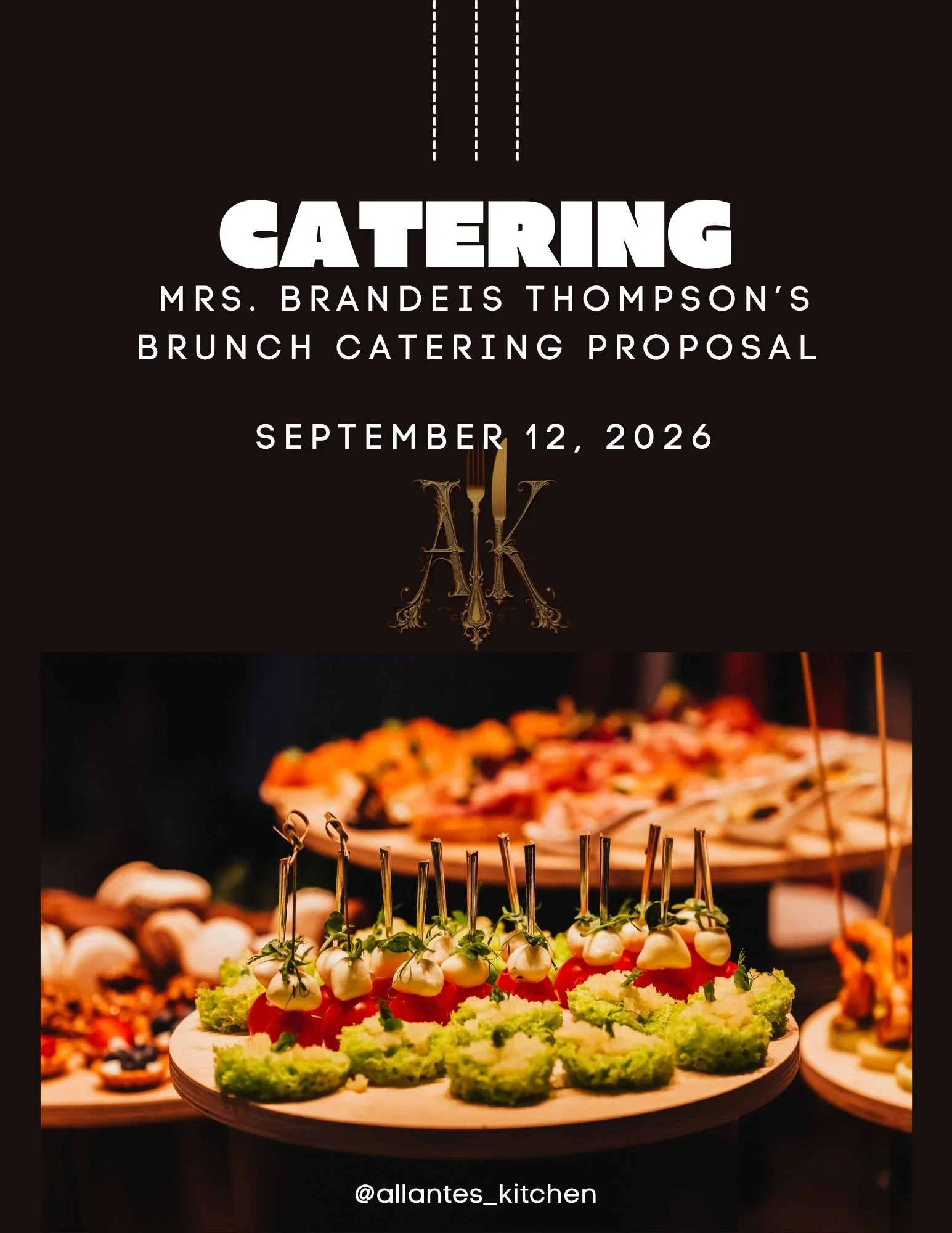 Brunch Catering Proposal