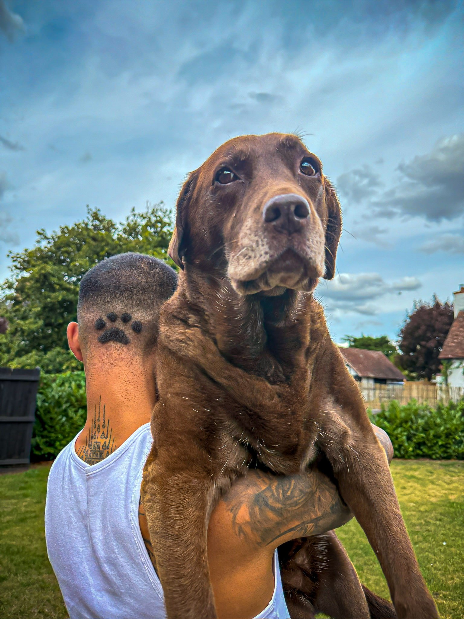 Rohan from The Mission Planet CIC with his rescue dog Coco, whose journey has played a meaningful role in the mission’s animal welfare work.