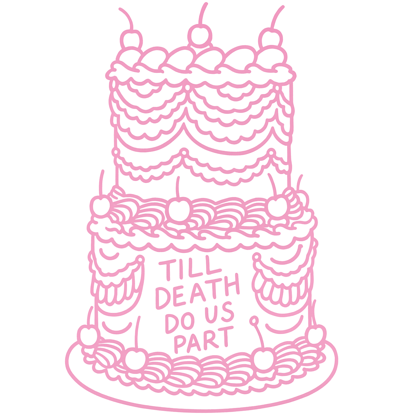 Madz eats wedding cake