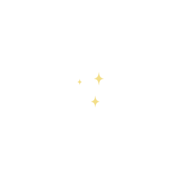 Three small sparkling stars.