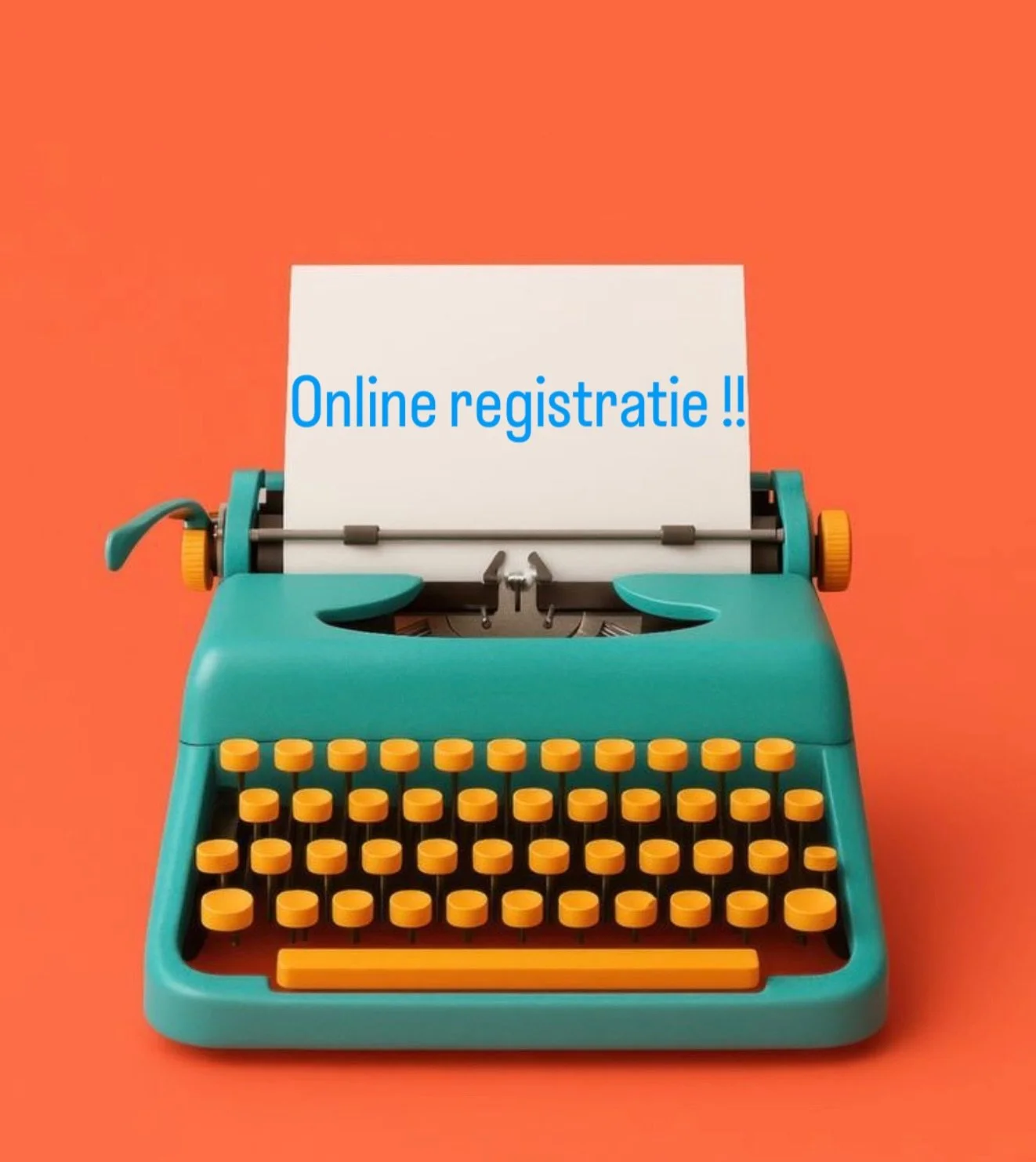 Vanaf deze week hebben we een primeur!!!

Geen gedoe meer met printen, kopi&euml;ren, en op de post doen!

Rechtstreeks via de website uw online digitale registratieformulier

Ga naar de website ( link in bio ) 
Click op online registeren 
Vul uw for