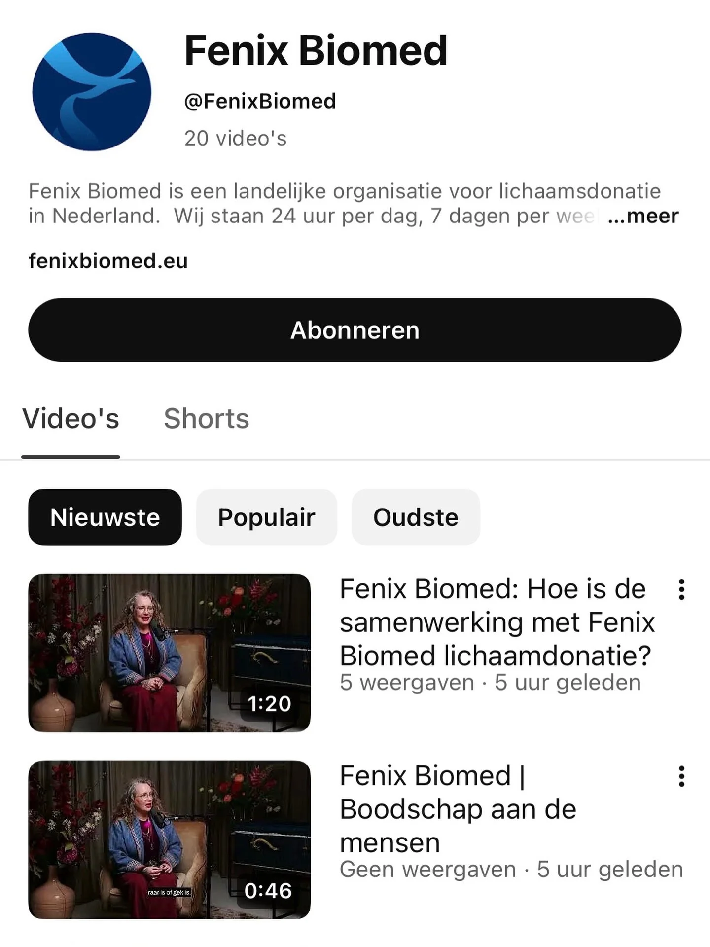 Bekijk nu alle filmpjes op ons you tube kanaal !!

Abonneer en sla de filmpjes op🩷

https://youtube.com/@fenixbiomed?si=iC6sM4CJzjVxLl2Z