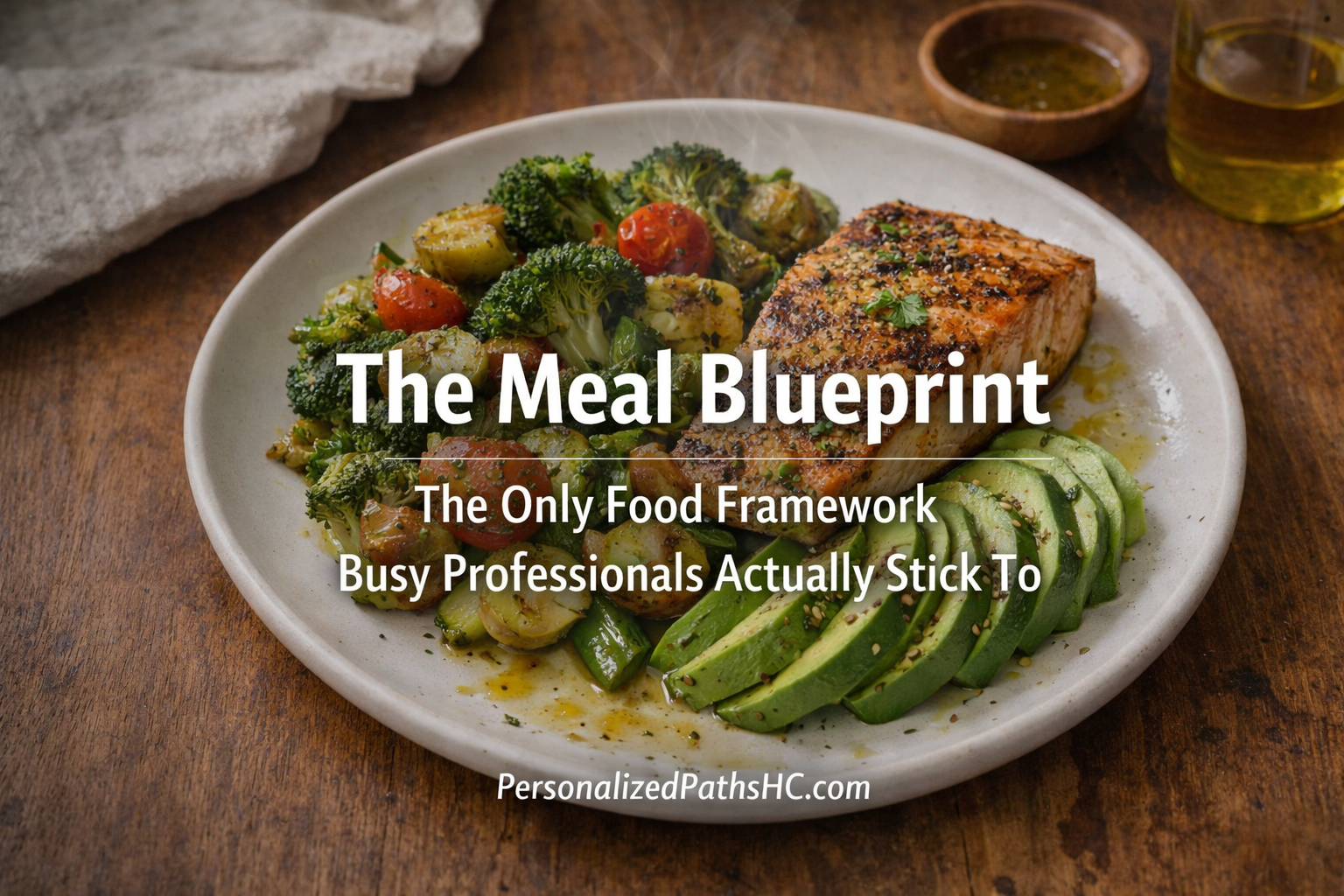 The Only Food Framework Busy Professionals Actually Stick To: The Meal Blueprint Explained