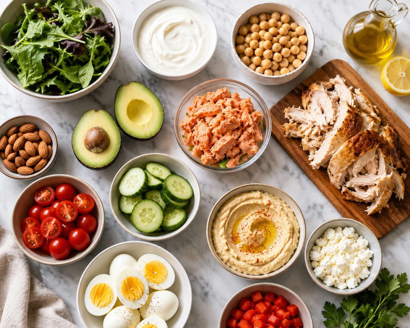 10 Protein-Packed Lunches That Don’t Require Meal Prep
