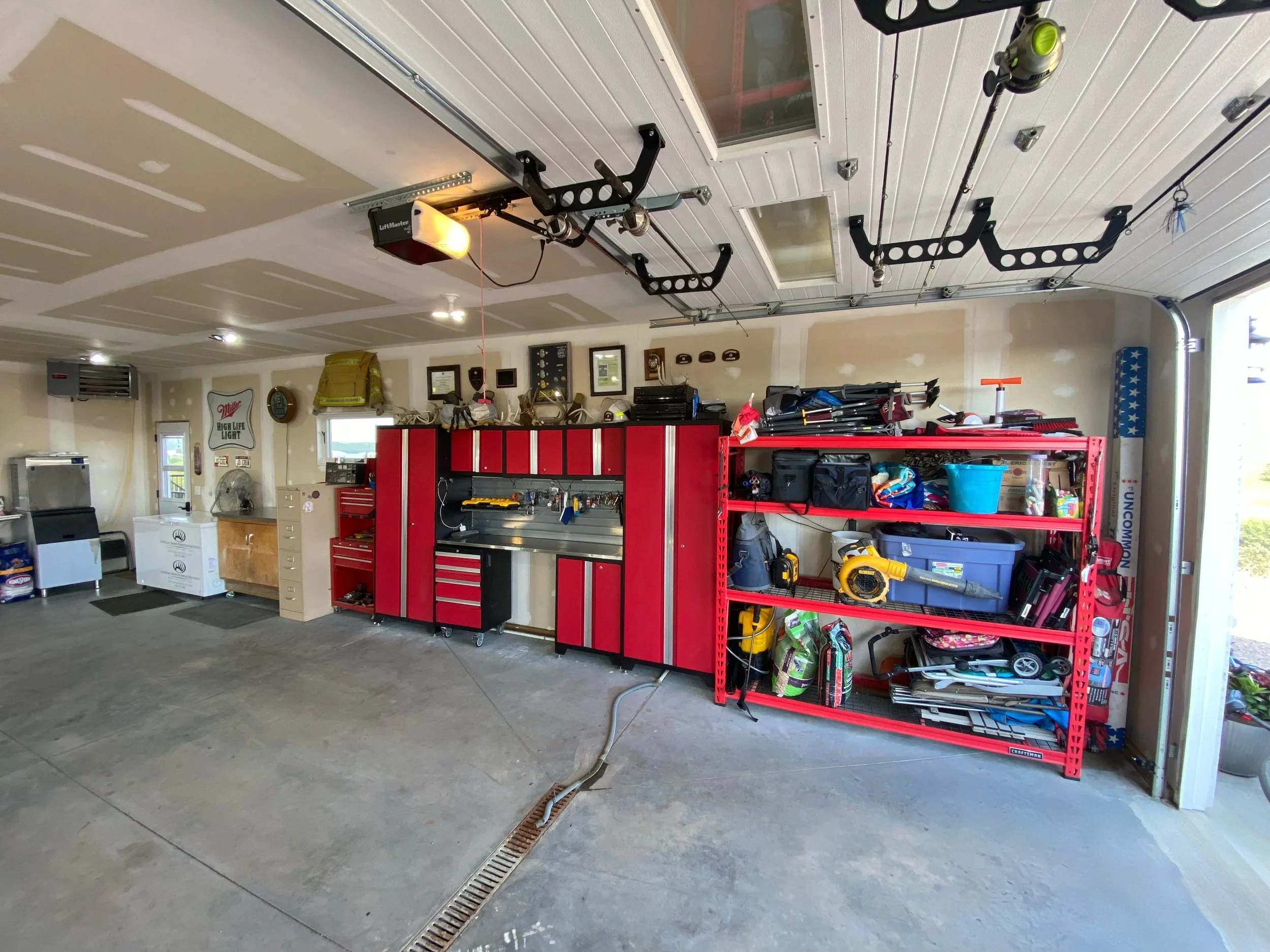Controlled Chaos Garage Shelf Organization