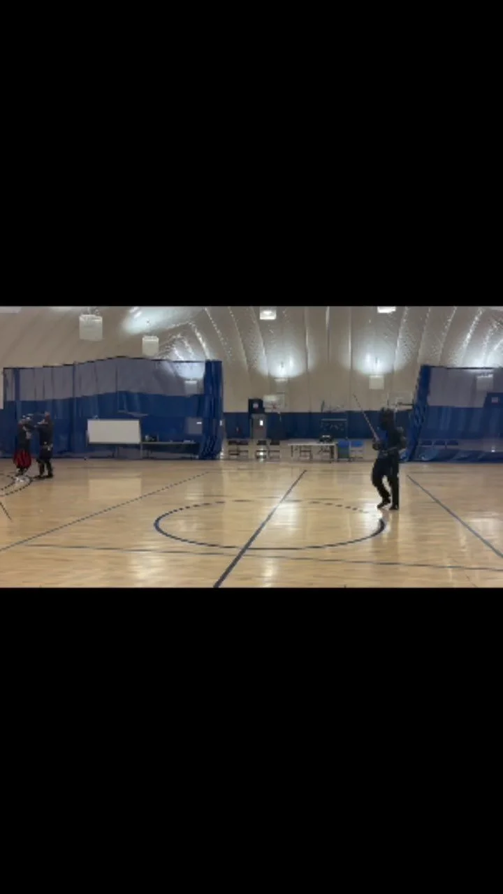 Steven and Eric doing some light sparring. If you want to learn longsword come join us on March 31st at 4pm at Cunninghams martial arts in Bozeman, Montana #bozeman #montana #hema #longsword #martialarts