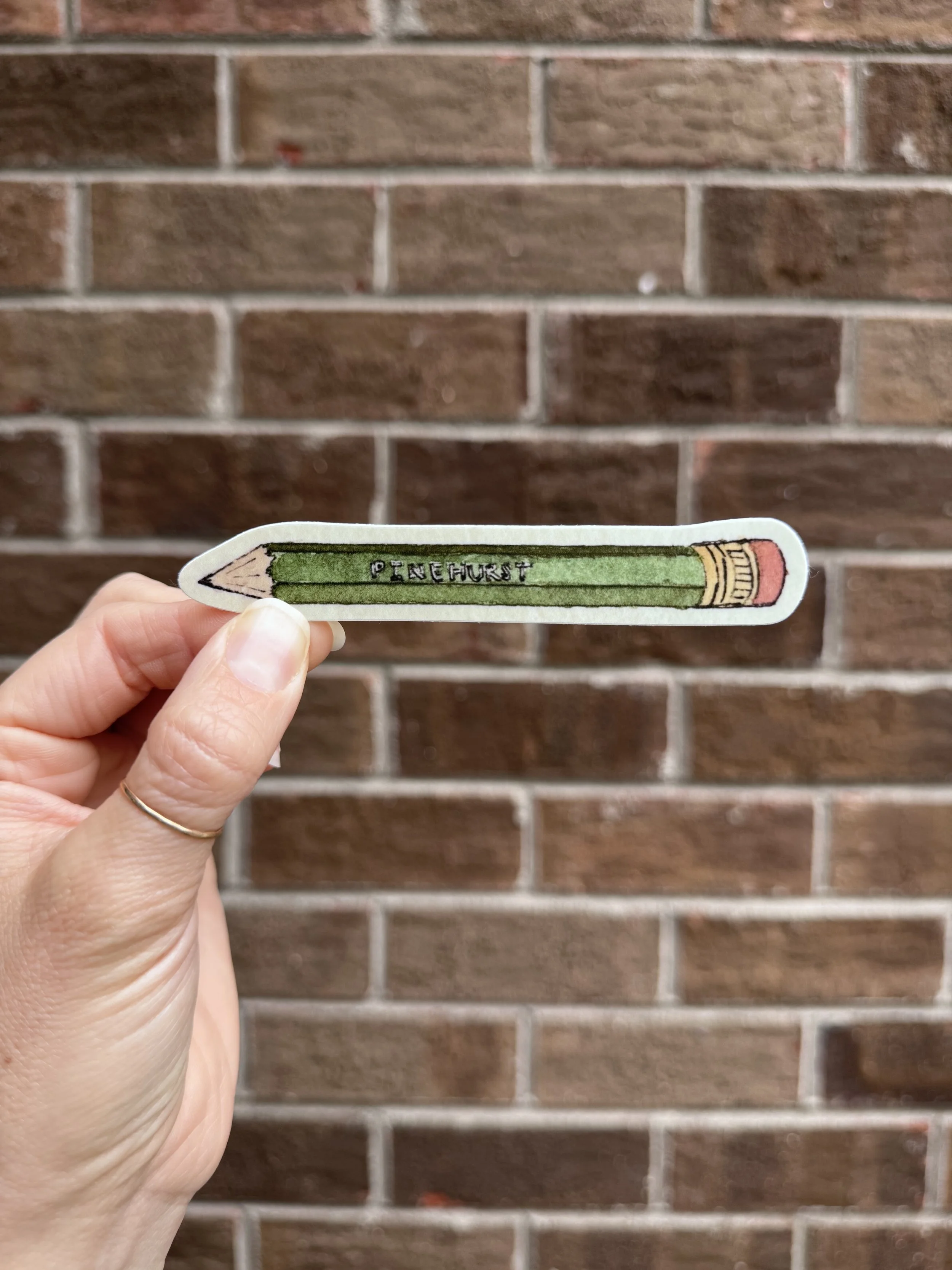 Golf Pencil Sticker