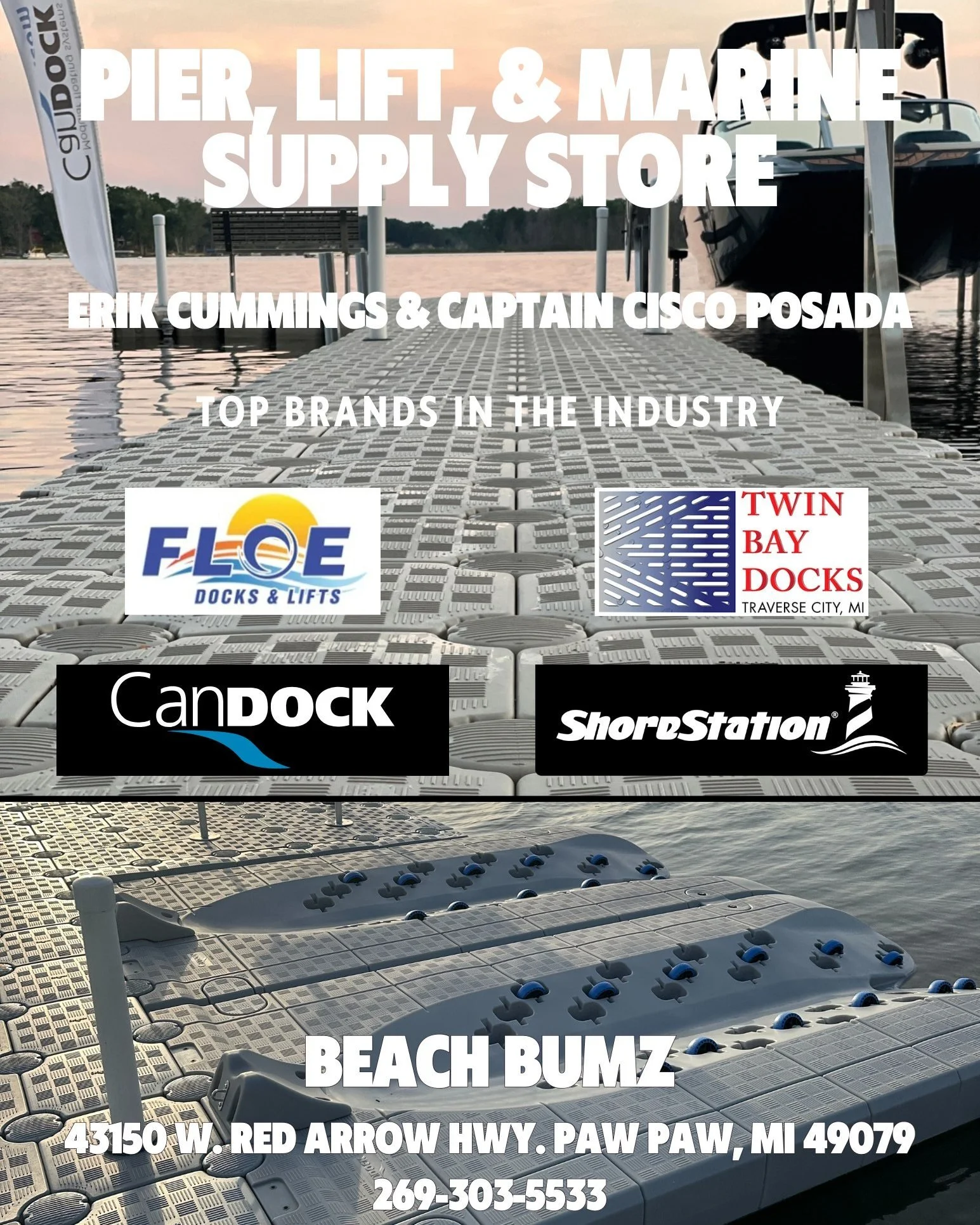 It&rsquo;s Black Friday and we&rsquo;ve got some awesome sales waiting for you!
DOCKS &bull; BOAT LIFTS &bull; BOTE PRODUCTS &mdash; ALL ON SALE TODAY!

Stop in anytime &mdash; we&rsquo;re here until 5 PM and ready to hook you up with some seriously 