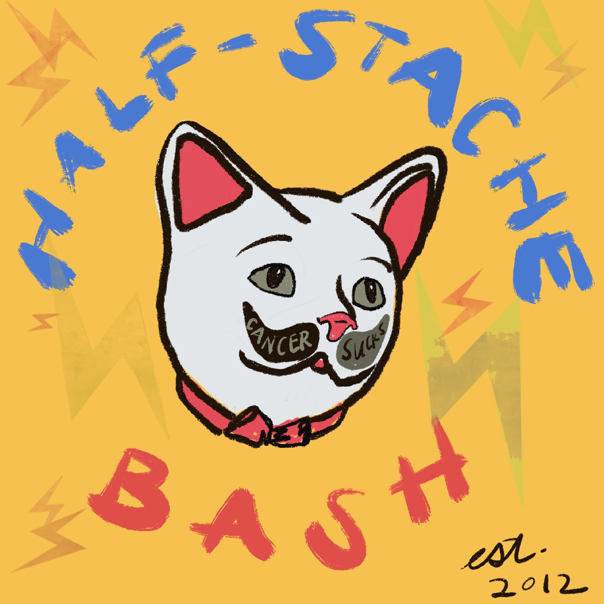 Half the Stache. Whole lotta Bash. 