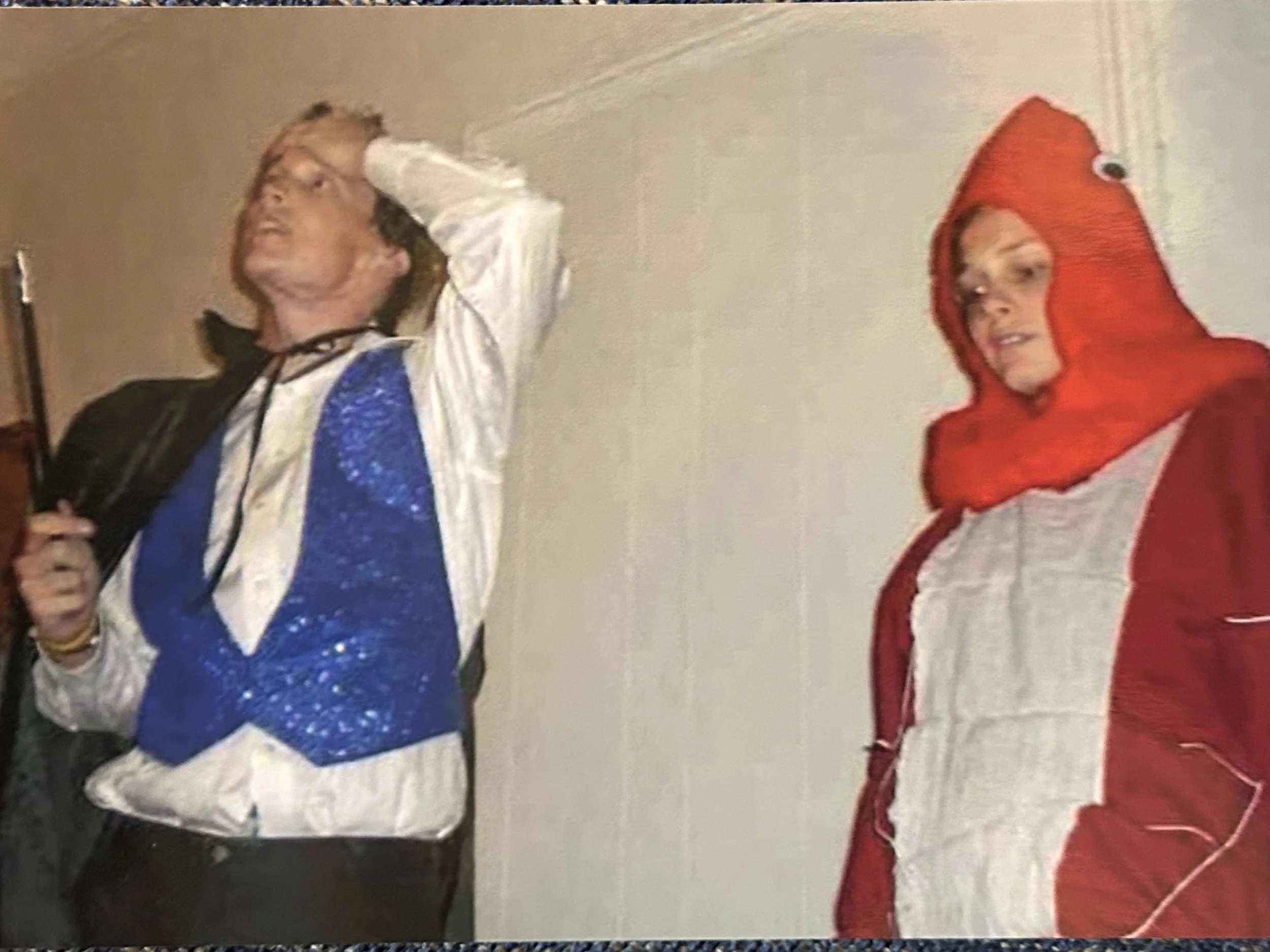 One of his many costumes, on one of the many nights he made people laugh while being a leader in Young Life