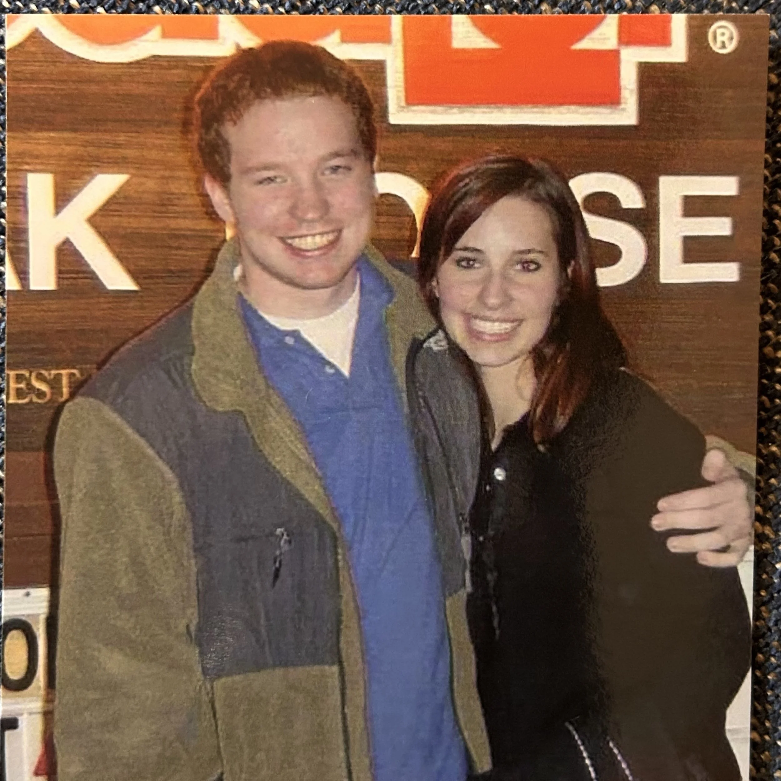 My first visit from Wyatt during college. Also my first facebook picture.