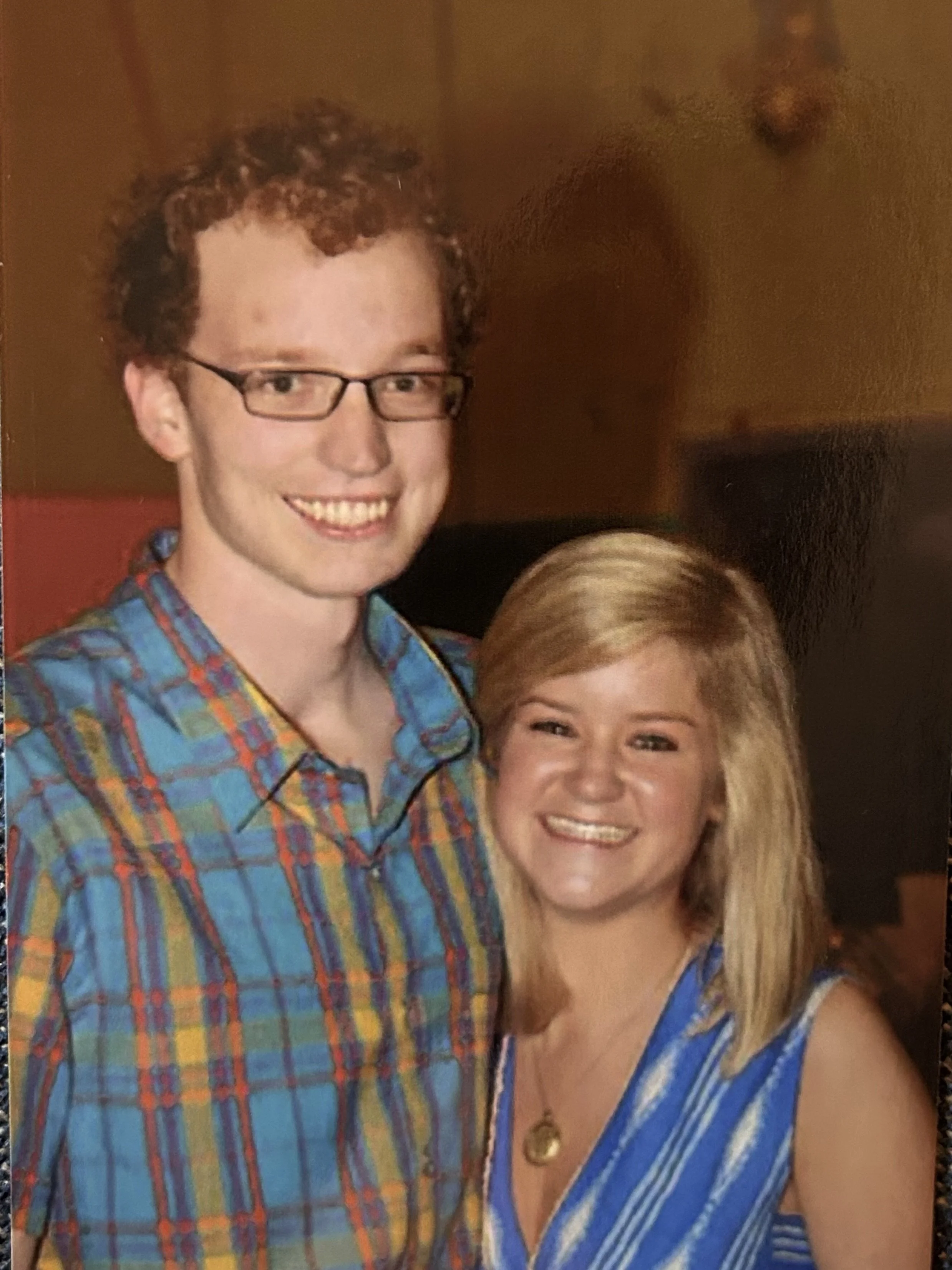 Wyatt and Abby the night of their rehearsal dinner