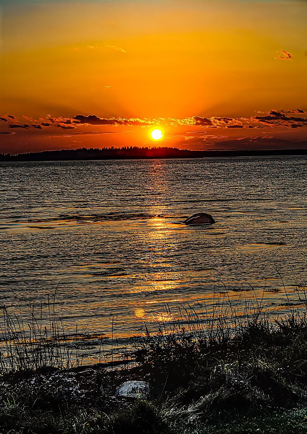 Brooklin, Maine, sunset - 2021