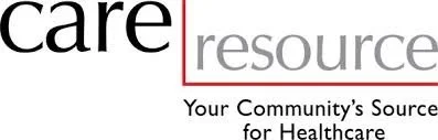 Logo with the words 'care resource' and the tagline 'Your Community's Source for Healthcare'.
