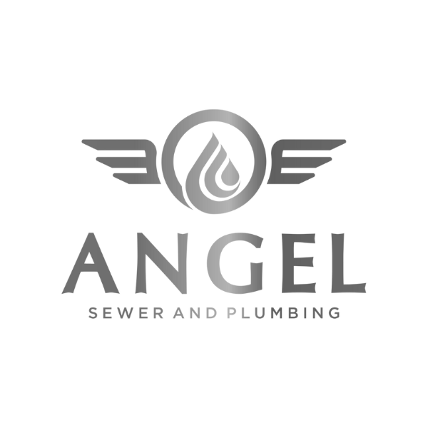 Angel Fuel branding logo with a stylized flame and wings.