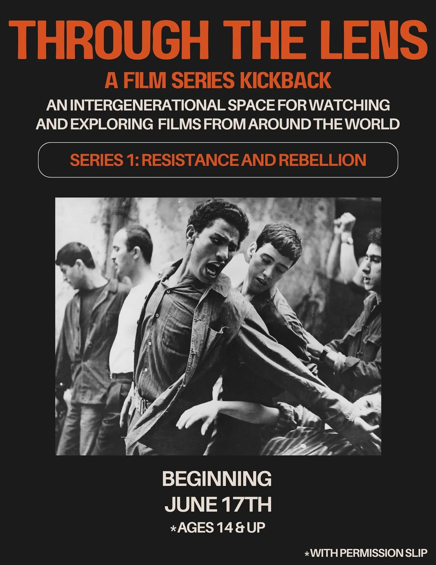 Collective Climb is starting a film series! 

Centering films about BIPOC, working-class, and Global South experiences, we invite community members to join an intergenerational space to view, discuss, and explore films that are not as easily accessib