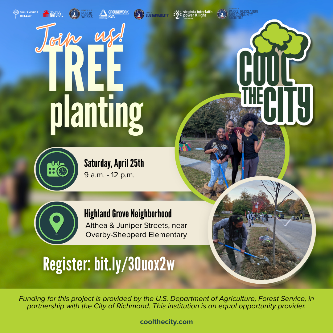 Community Tree Planting in Highland Grove - 4/25