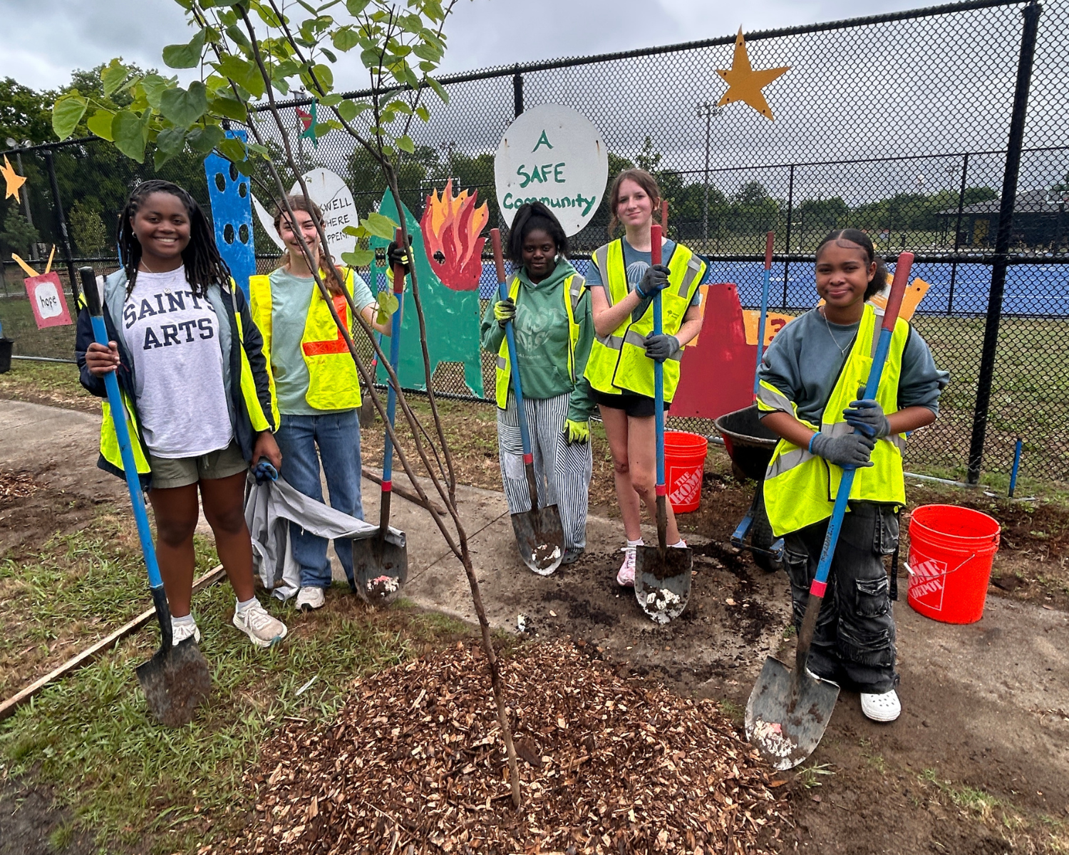 St. Catherine’s Students Help Cool the City