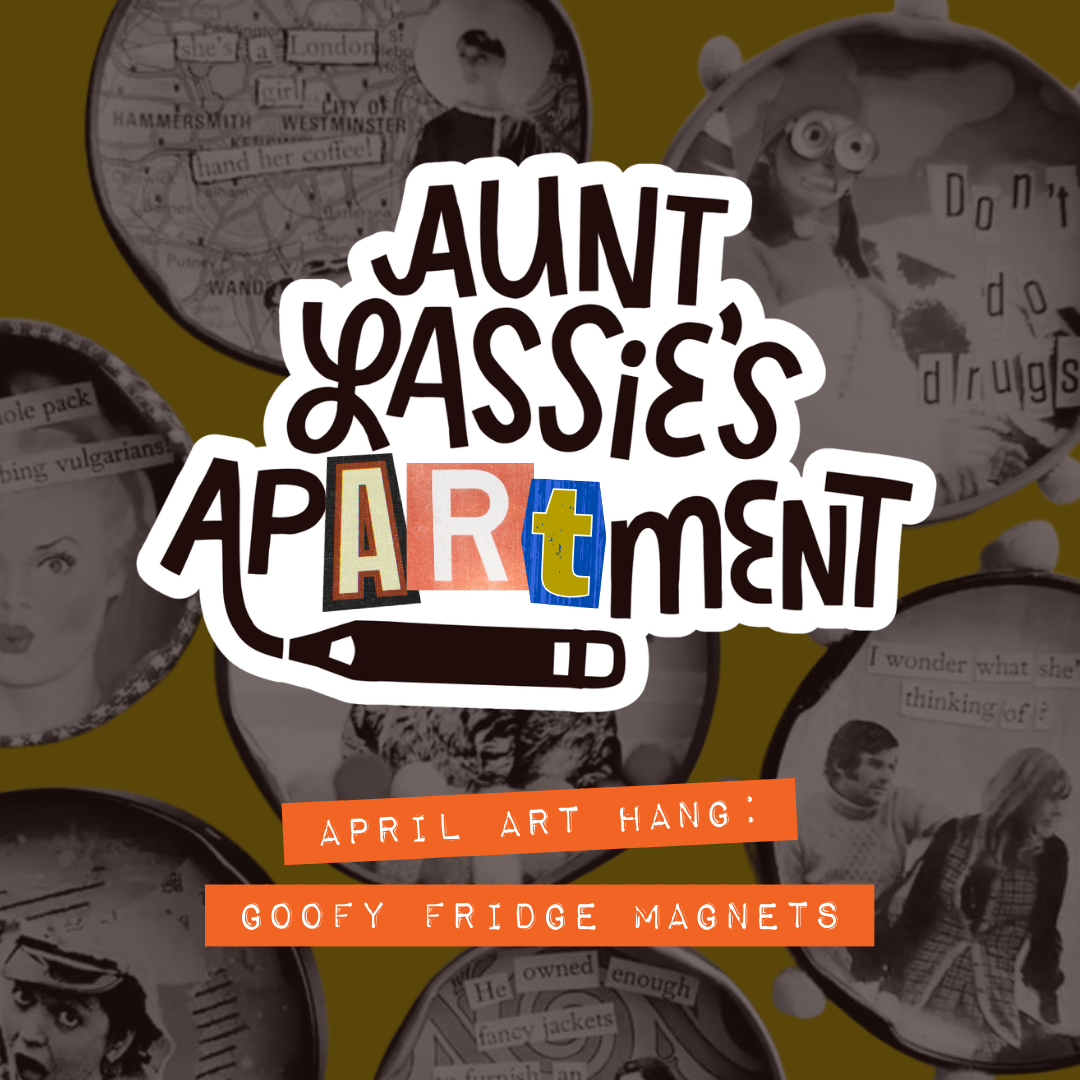 April Art Hangs!! DIY Fridge Magnets