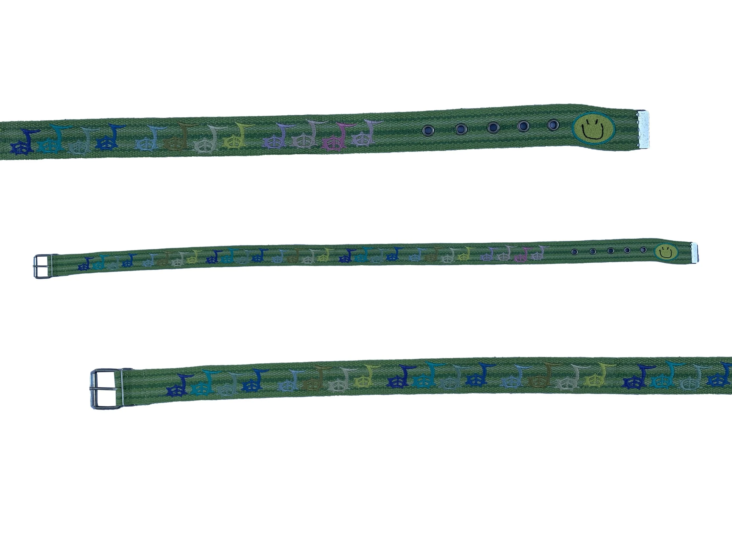 MUSIC NOTE BELT - green
