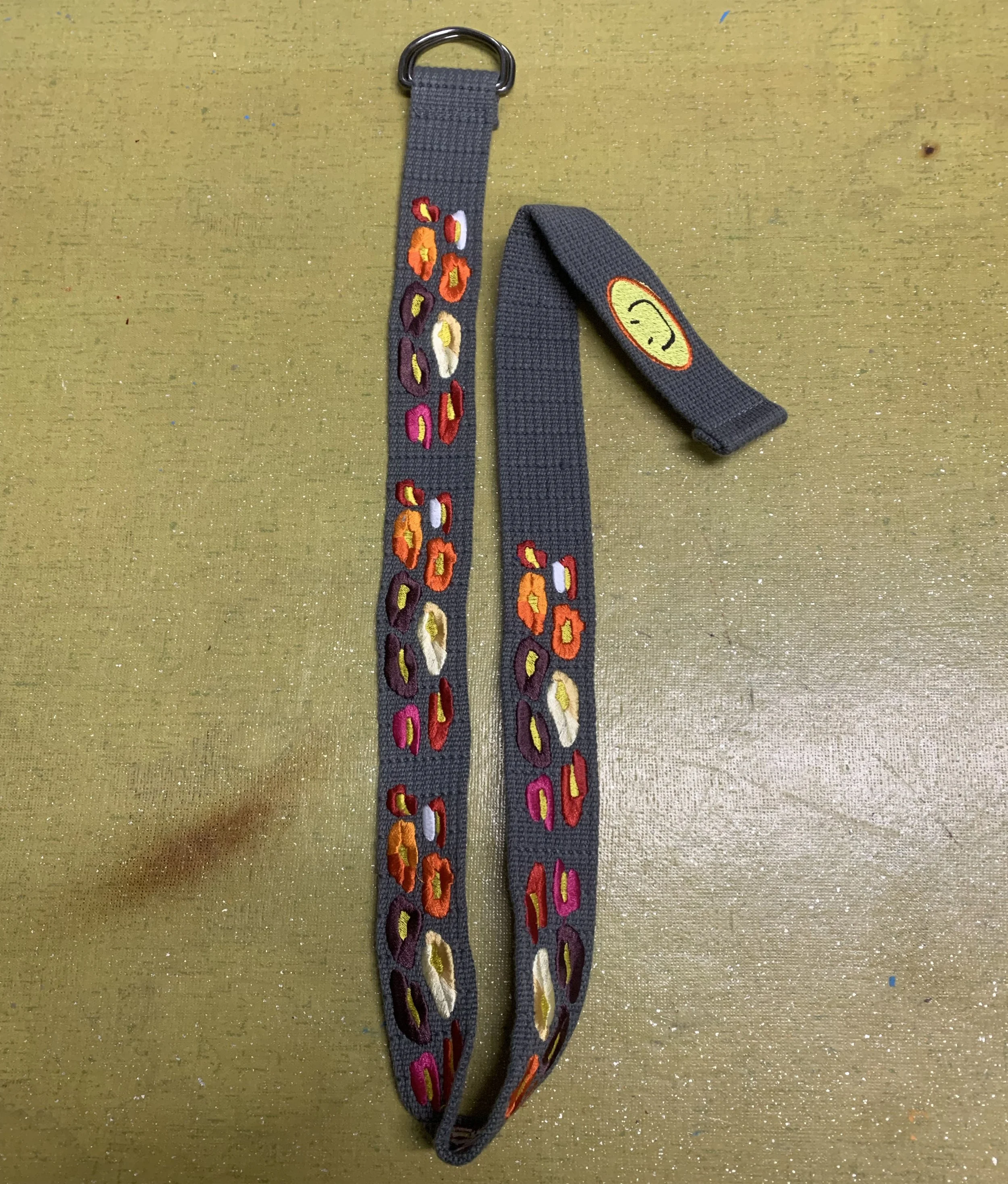 Cheetah Print Belt - Gray