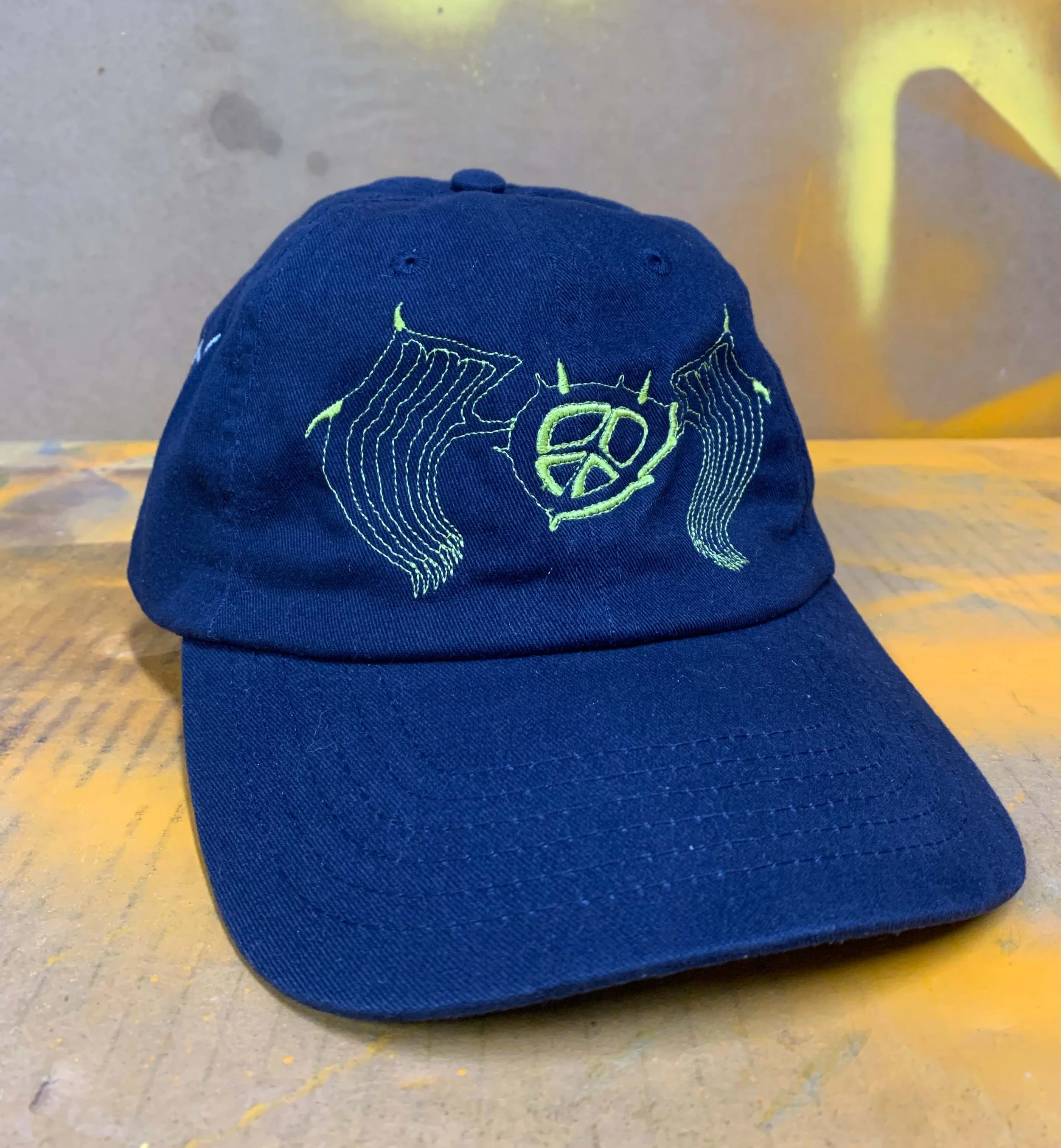 Peace Wings Cap - Yellow