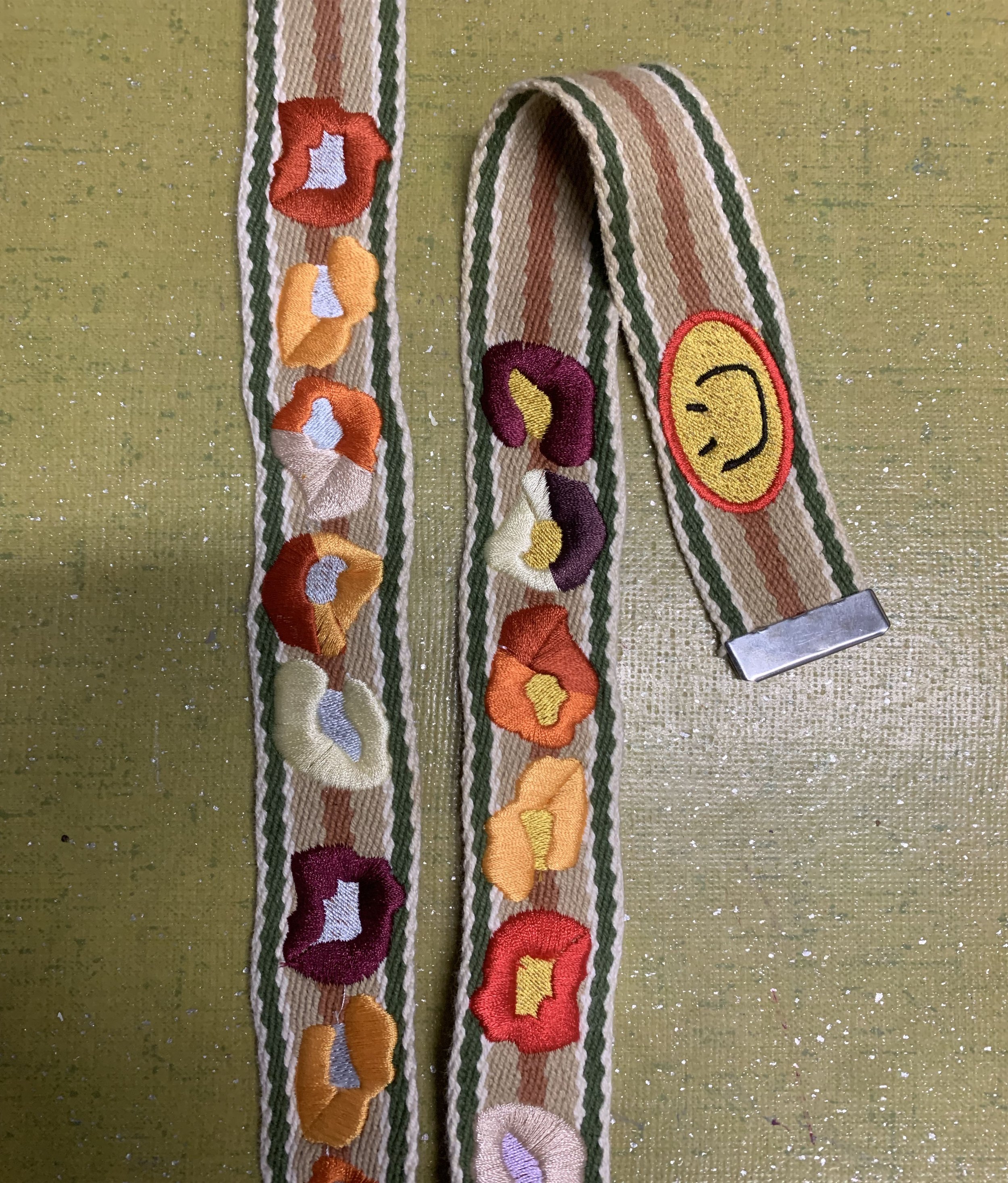 Cheetah Print Belt - Striped