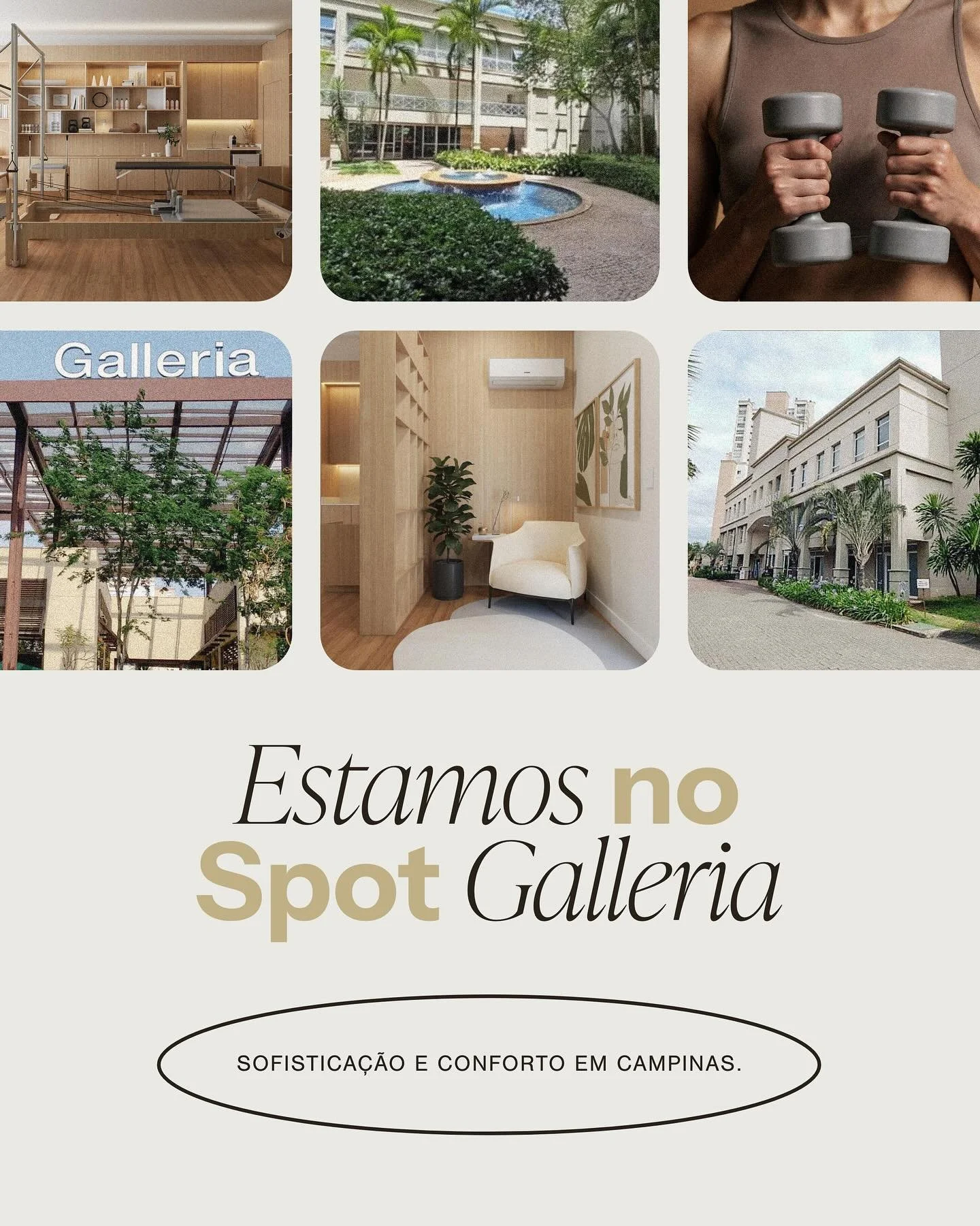 Nosso novo endere&ccedil;o &eacute; o Spot Galleria, um dos locais mais sofisticados e bem localizados de Campinas. Aqui, unimos acessibilidade, seguran&ccedil;a e modernidade para que voc&ecirc; tenha uma experi&ecirc;ncia &uacute;nica em sa&uacute;
