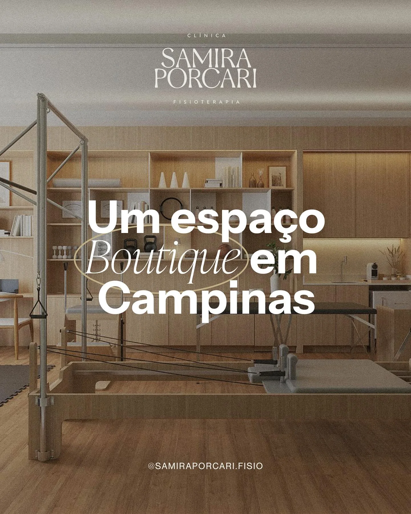 A cl&iacute;nica foi planejada para ser muito mais do que um consult&oacute;rio. &Eacute; um espa&ccedil;o boutique de fisioterapia: moderno, sofisticado e acolhedor. Cada detalhe foi pensado para que seu tratamento seja confort&aacute;vel, exclusivo