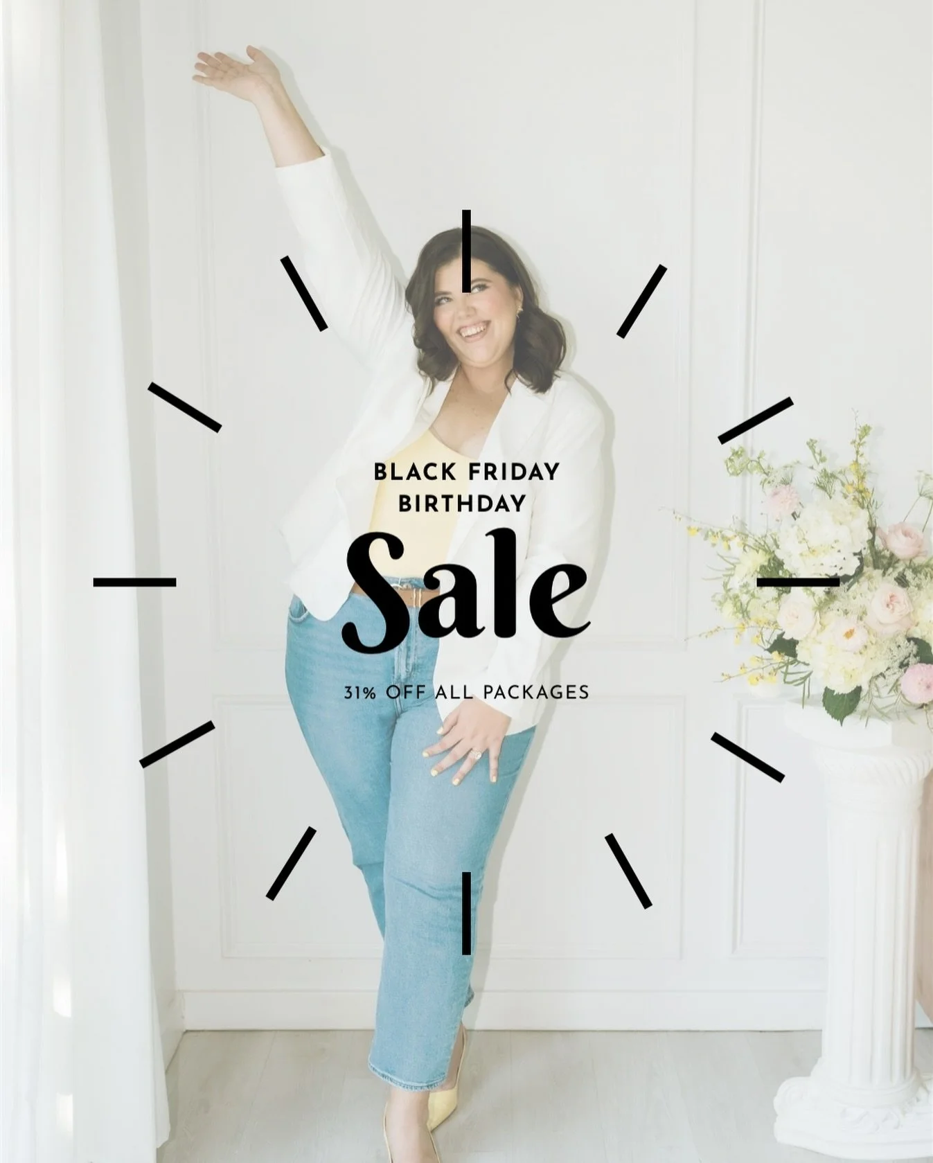 It&rsquo;s Black Friday &amp; my birthday!!! So let&rsquo;s have an epic sale 🤍

From now until December 5, 2025 all of my 8+ hour packages are ✨31% OFF✨ in honor of my 31st year! 

Couples must inquire and book within this 7-day window to gain acce