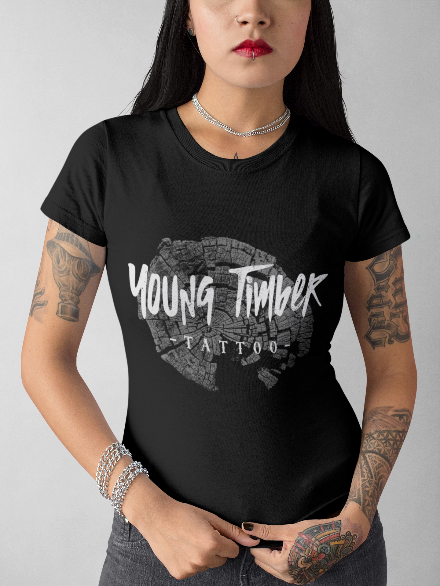YOUNG TIMBER TATTOO LOGO T-Shirt