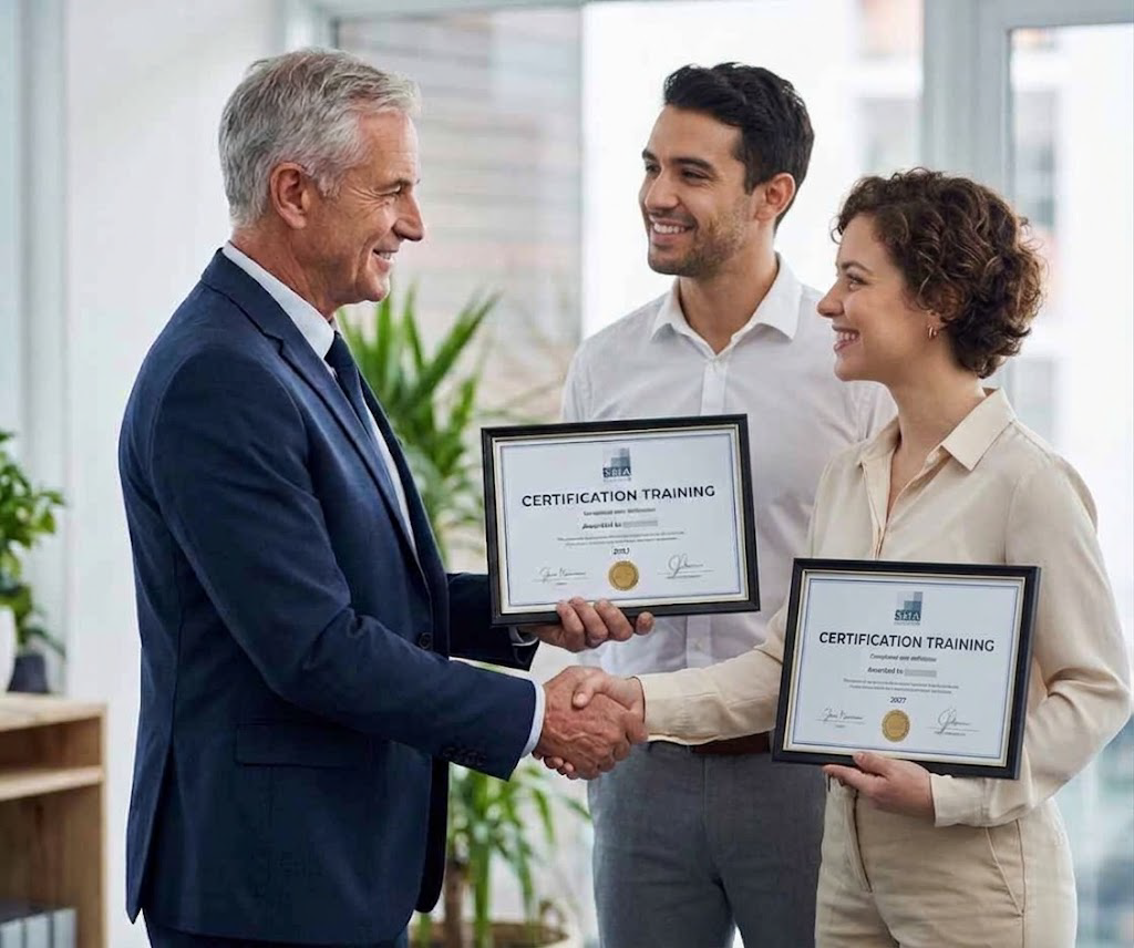 Receiving SMA completion certificates