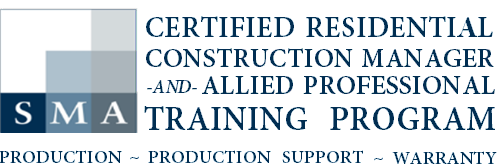 SMA CERTIFIED RESIDENTIAL PROFESSIONAL TRAINING