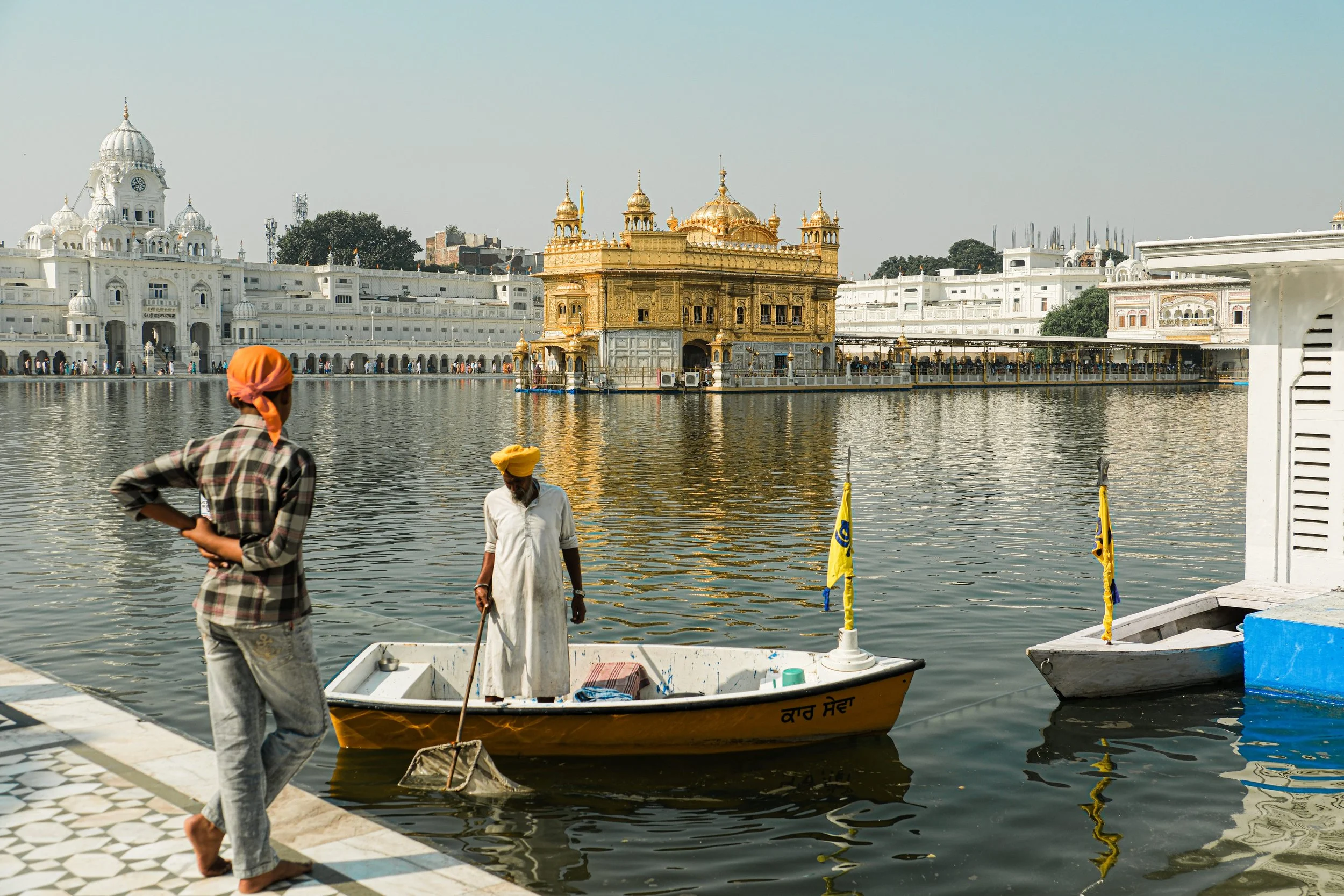The Golden Temple, Amritsar, 2025 - It felt very strange to be in Punjab in India, so close to Lahore and to Pakistan. I have some Indian heritage but mostly Pakistani heritage. Yet before the British drew their line, there would be less need for suc